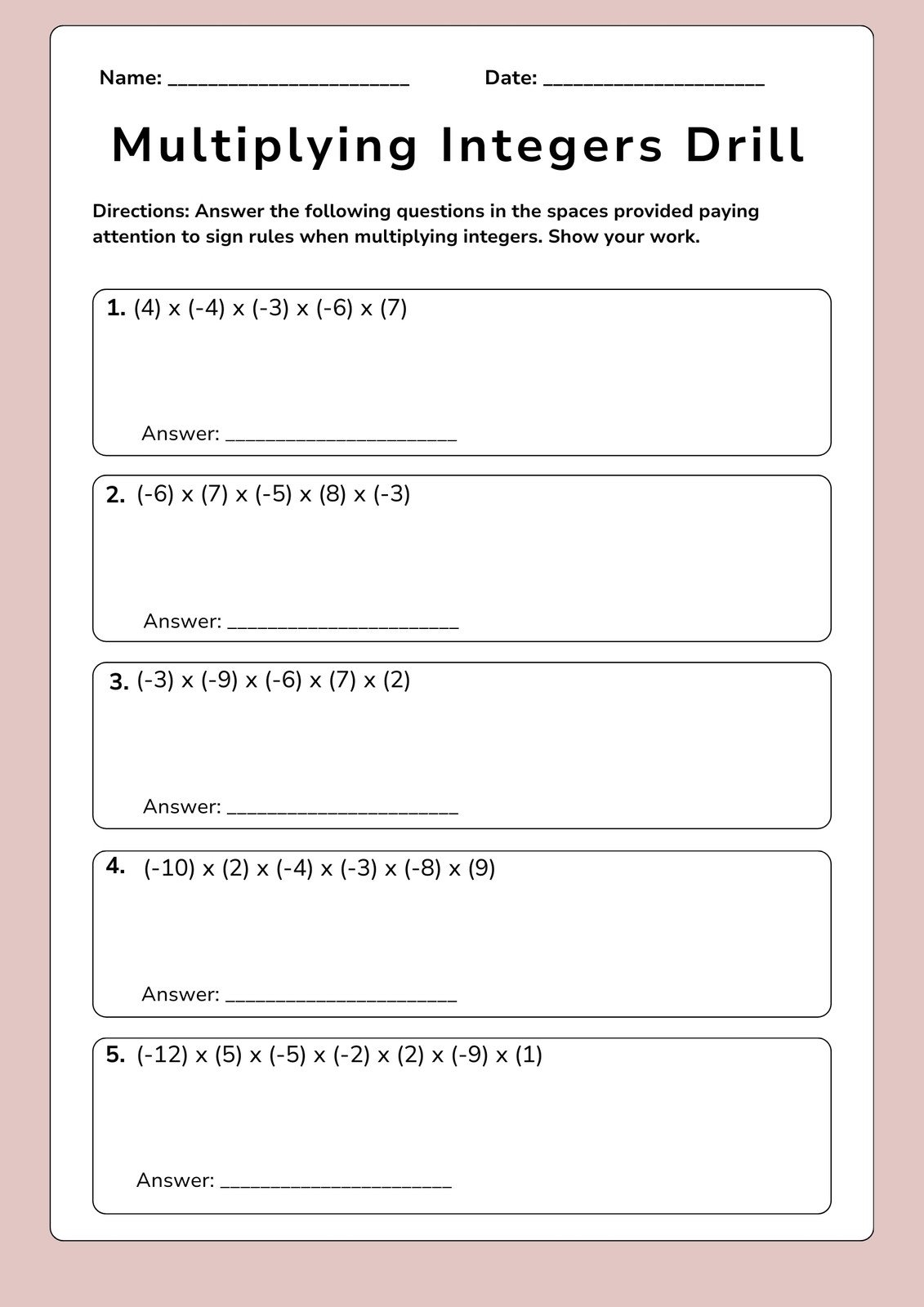 Page 2 Free Printable 8th Grade Math Worksheet Templates Canva Page 2 Free Printable 8th Grade Math Worksheet Templates Canva