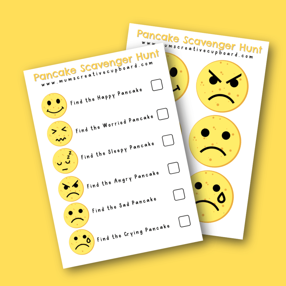 Free Printable Worksheets For Pancake Day