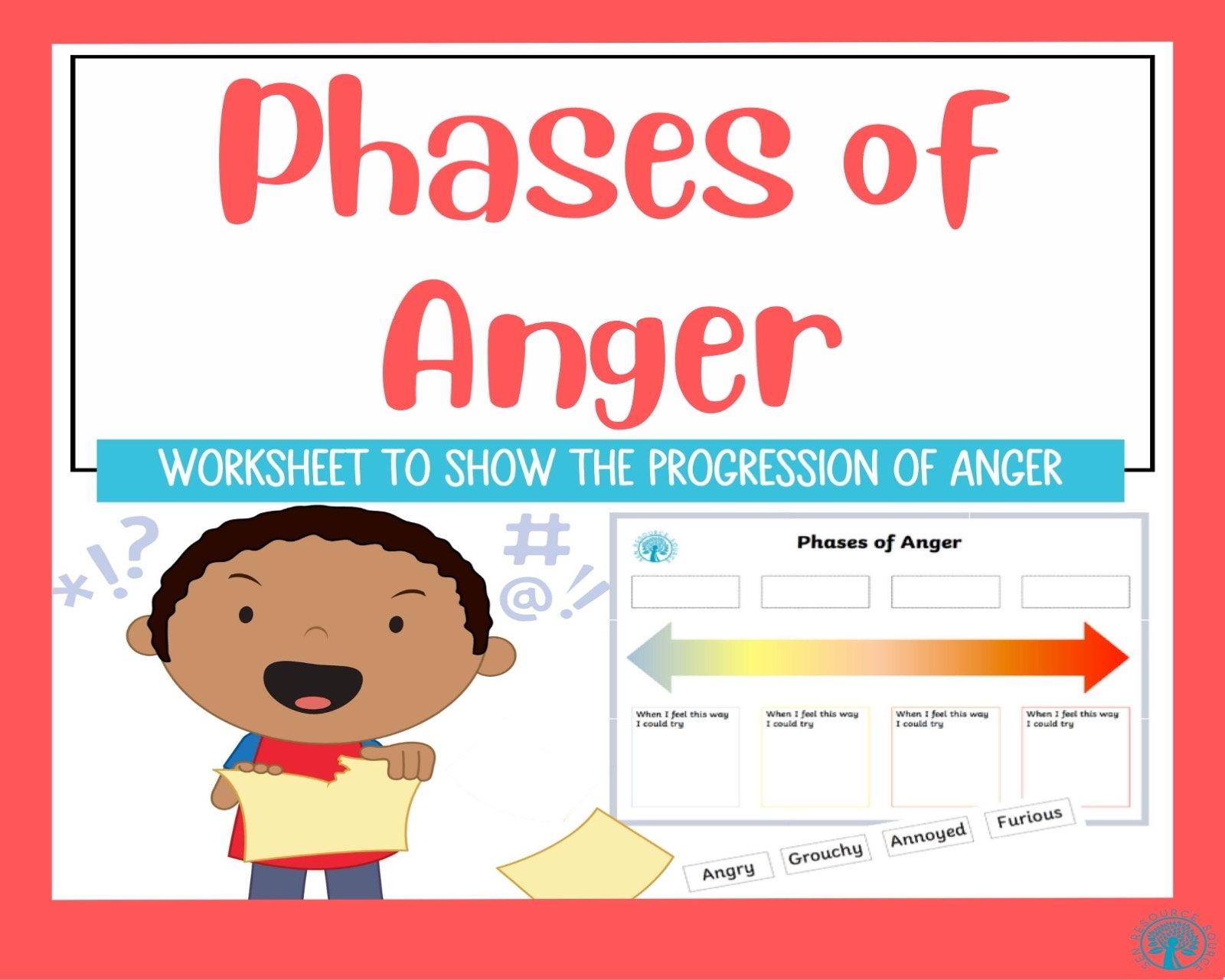 Free Printable Worksheets On Anger