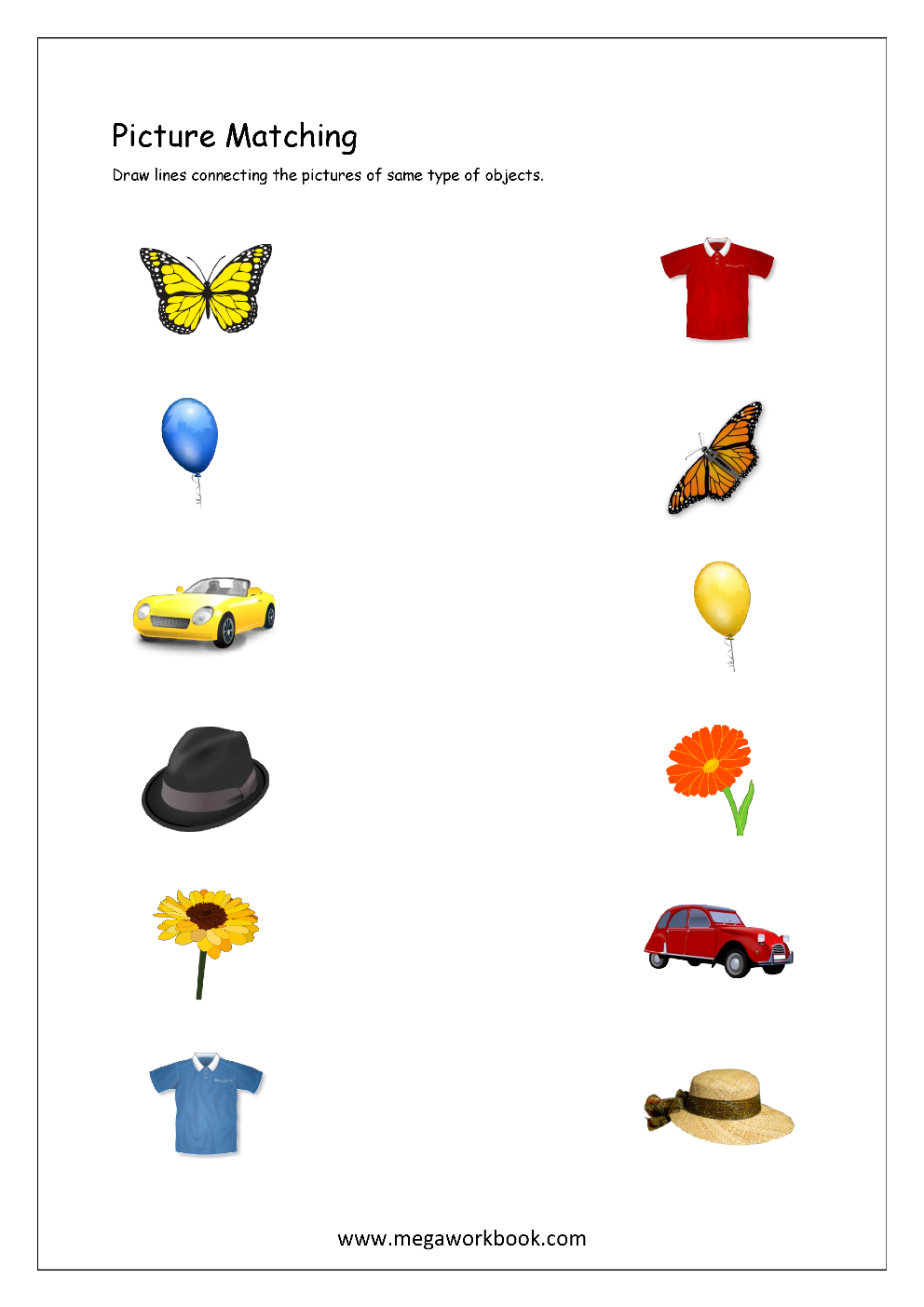 Picture Matching Worksheets For Preschool Free Logical Thinking  Picture Matching Worksheets For Preschool Free Logical Thinking