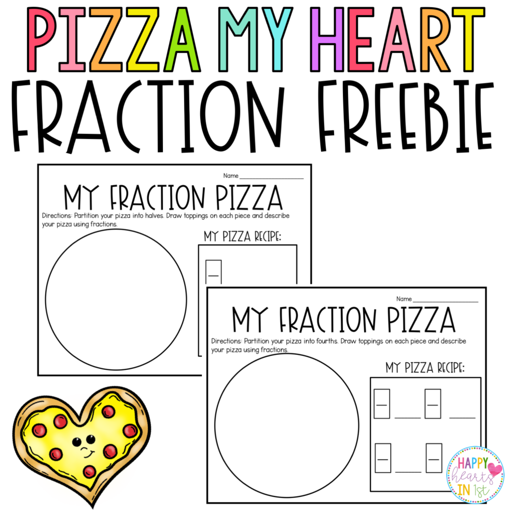 Free Printable Pizza Fraction Worksheets