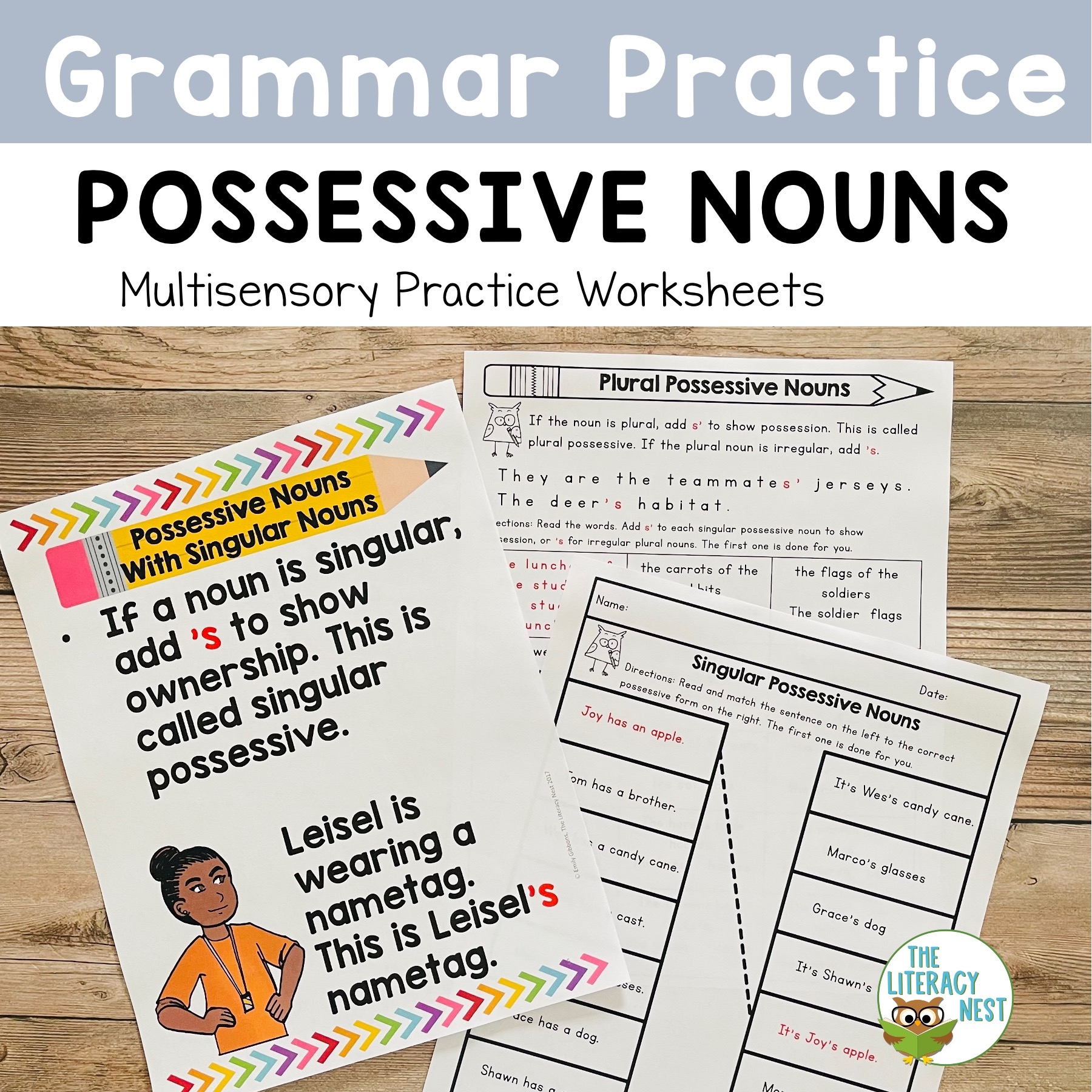 Free Printable Possessive Nouns Worksheets