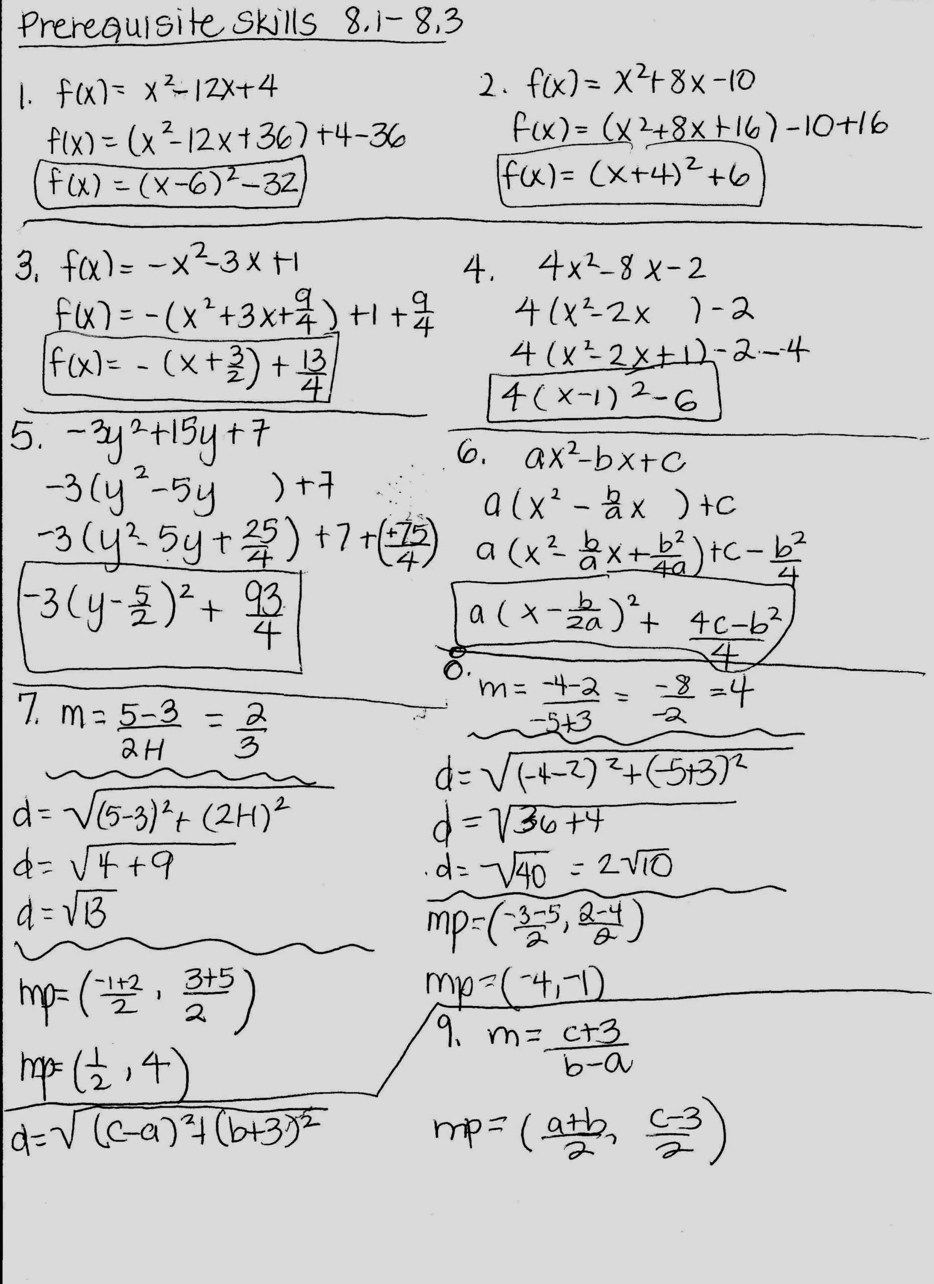 Precalculus Worksheets Free Printable Precalculus Worksheets Free Printable