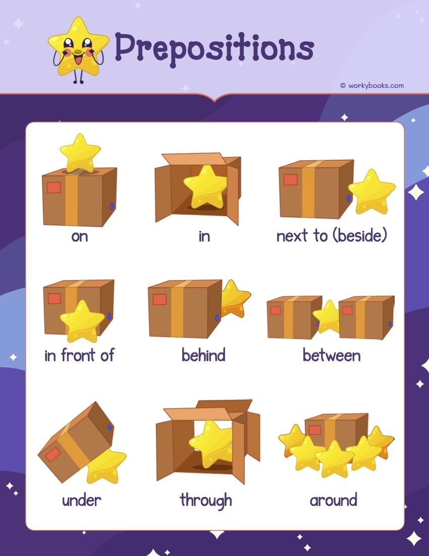Free Printable Preposition Worksheets Kindergarten