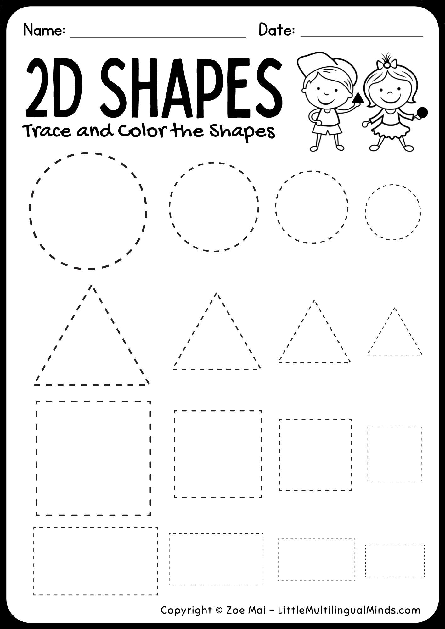 Preschool Shapes Worksheets Free Printable Shapes Worksheets Worksheets Library