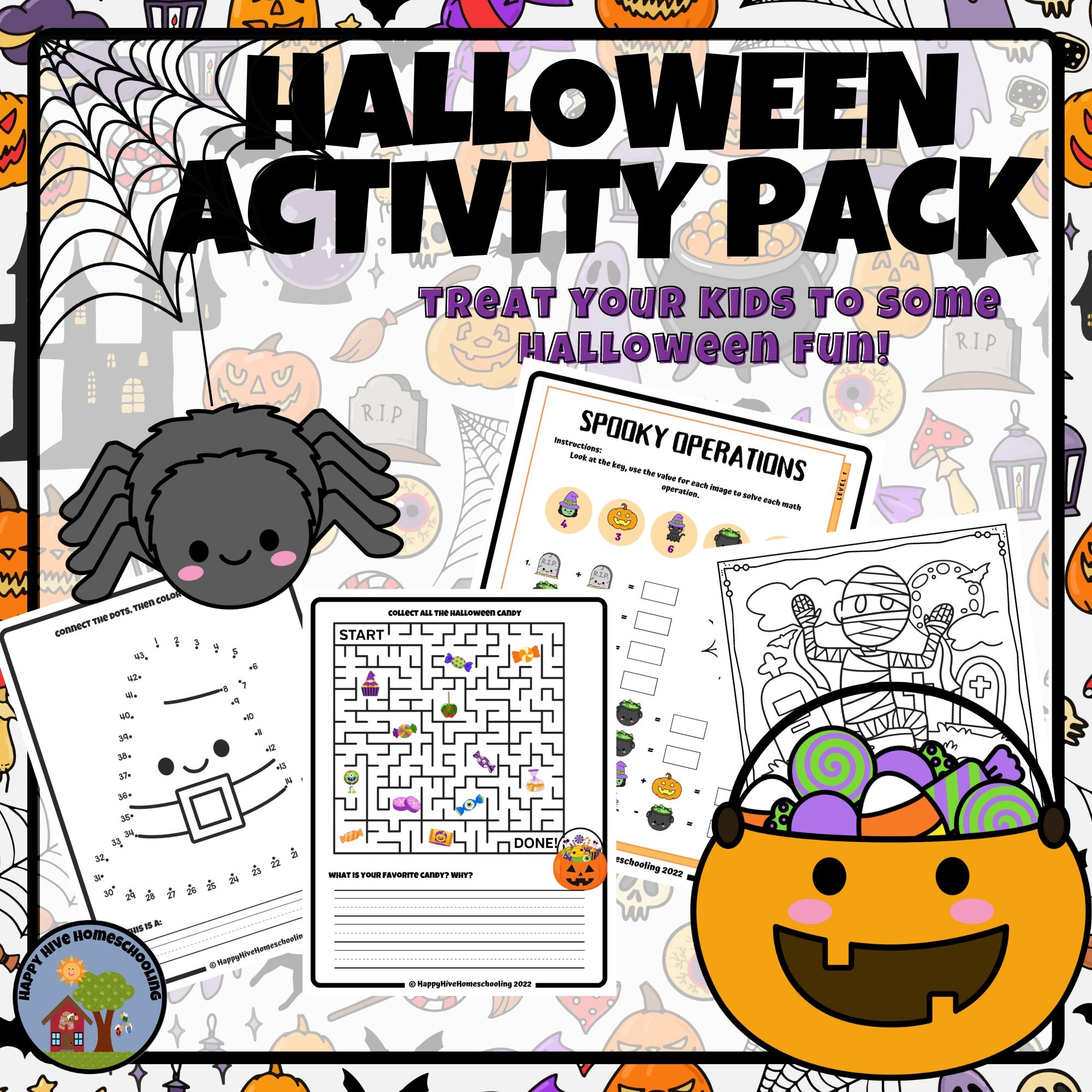 Printable Halloween Activities For All The Kids 