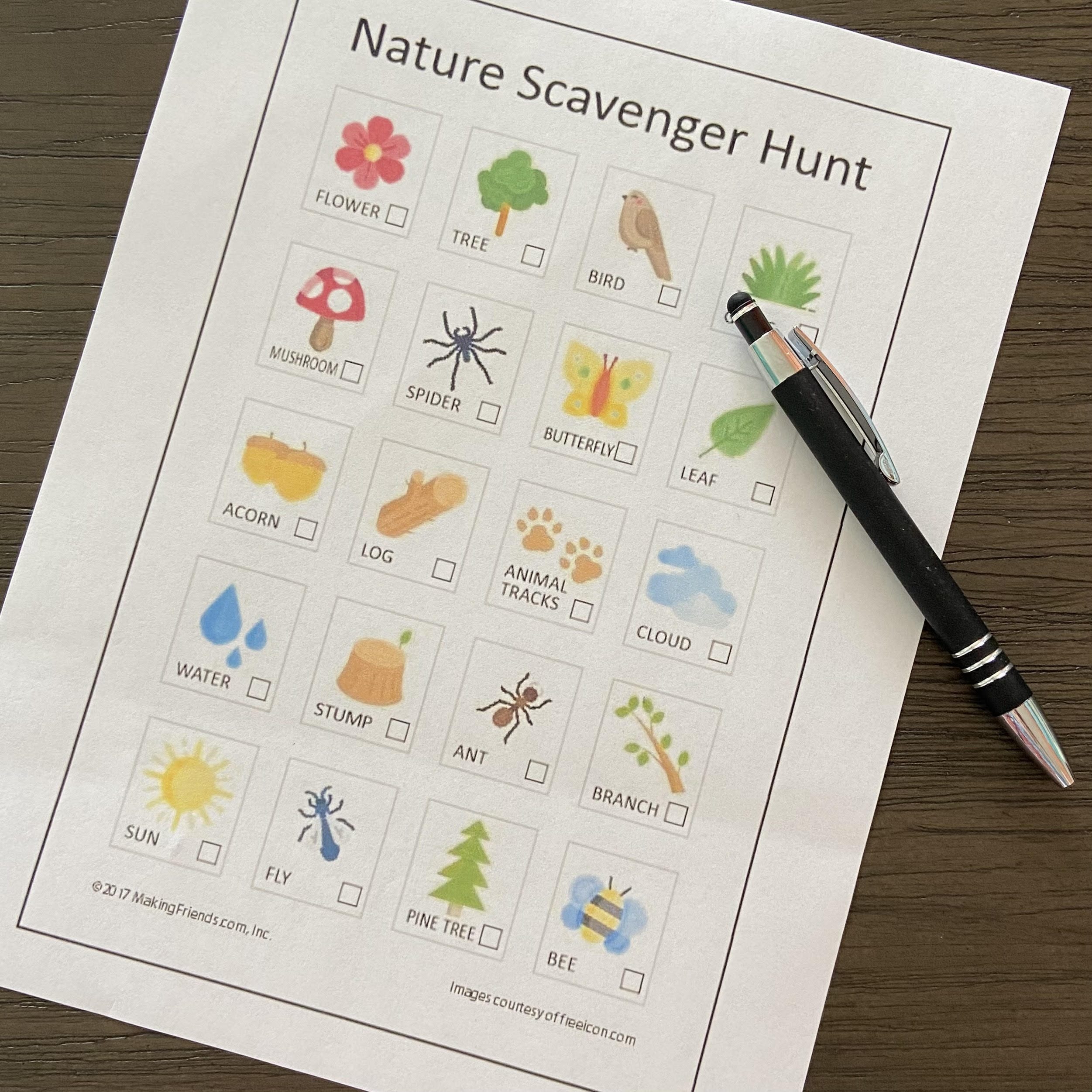 Free Printable Scavenger Hunt Worksheets