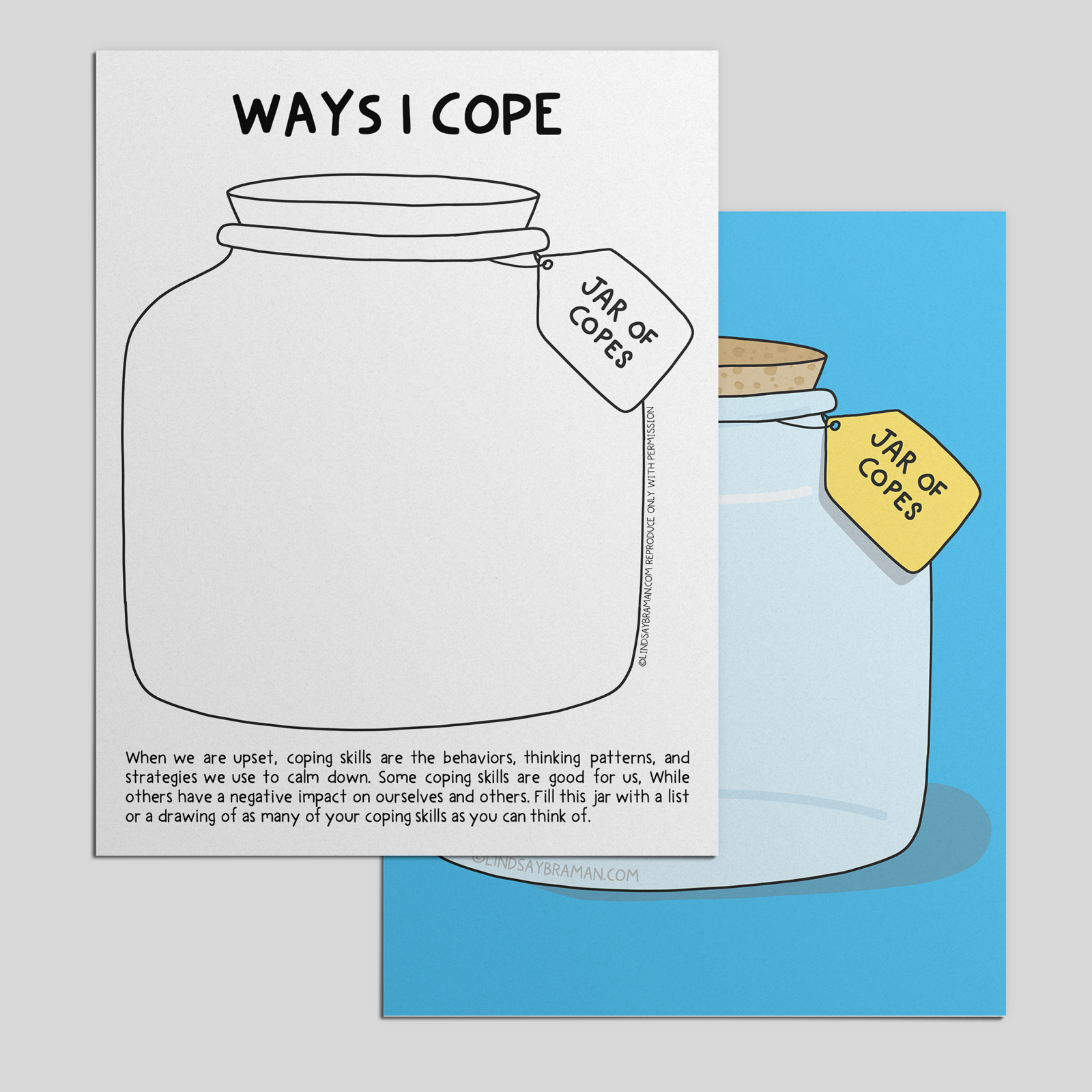 Coping Free Printable Worksheets