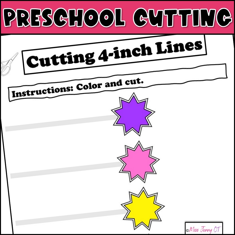 Free Printable Scissor Cutting Worksheets Free Printable Scissor Cutting Worksheets