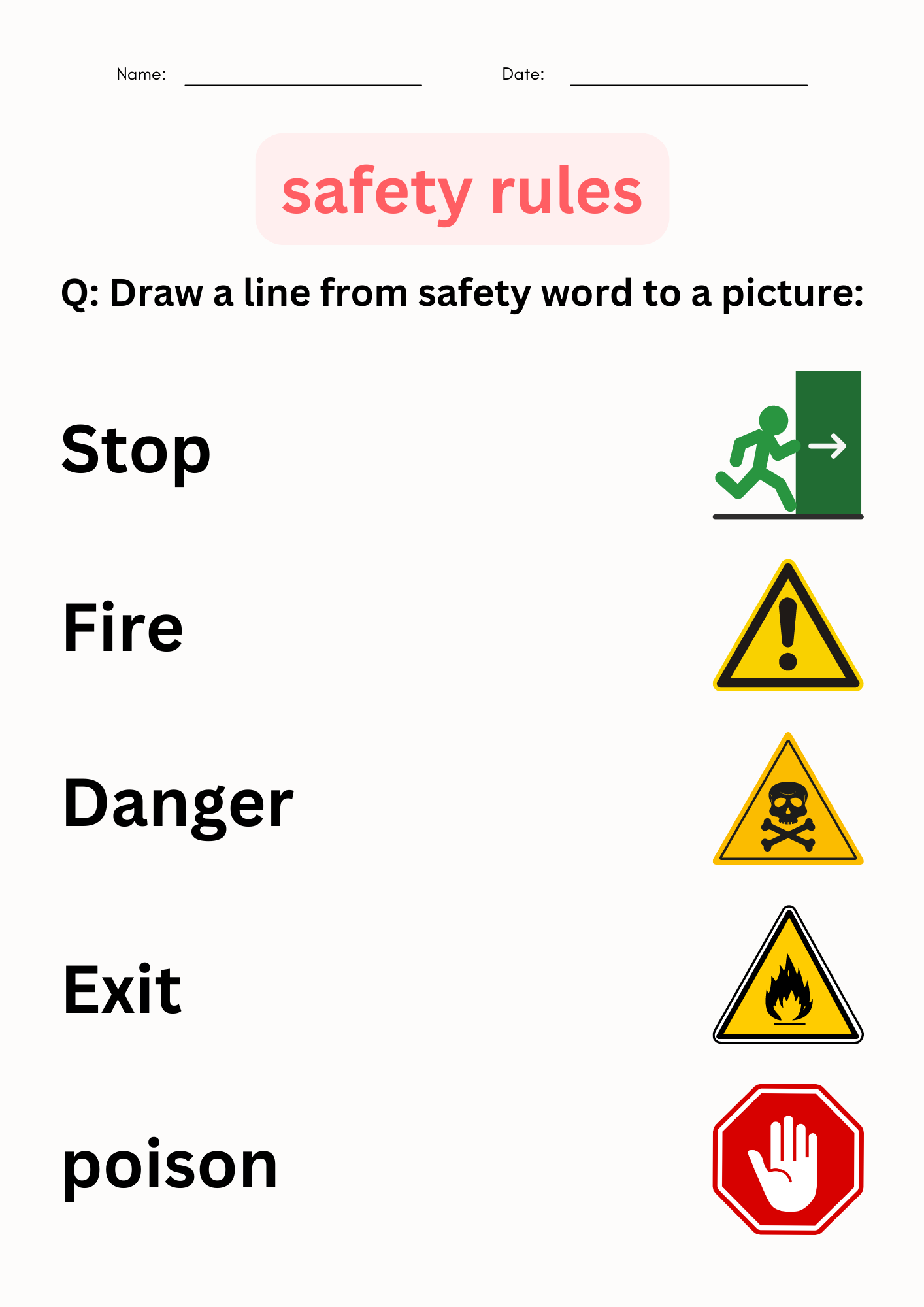 Printable Safety Rules Activity Worksheets For Kindergarten Teaching Resources Printable Safety Rules Activity Worksheets For Kindergarten Teaching Resources
