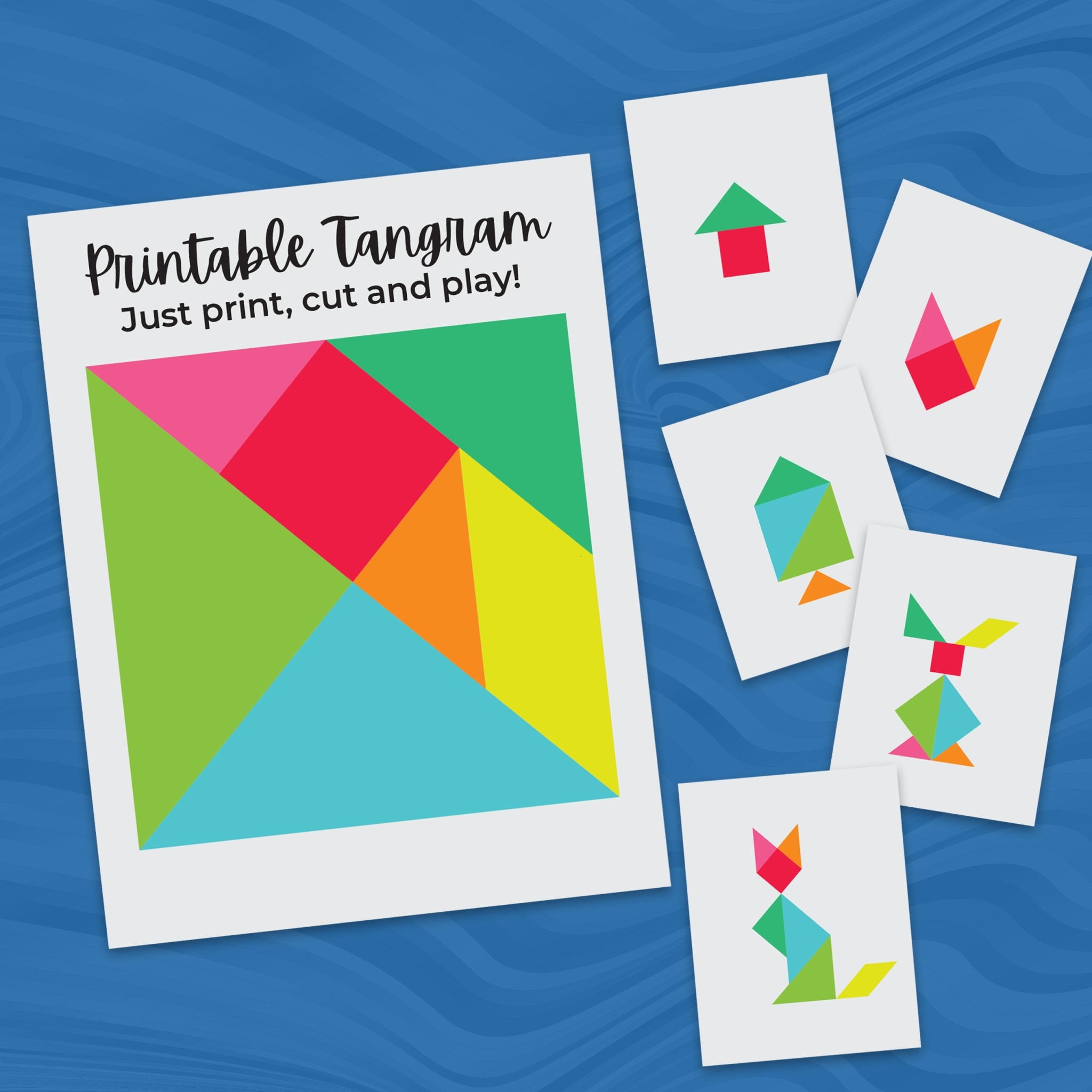 Printable Tangram Puzzle Brooklyn Berry Designs