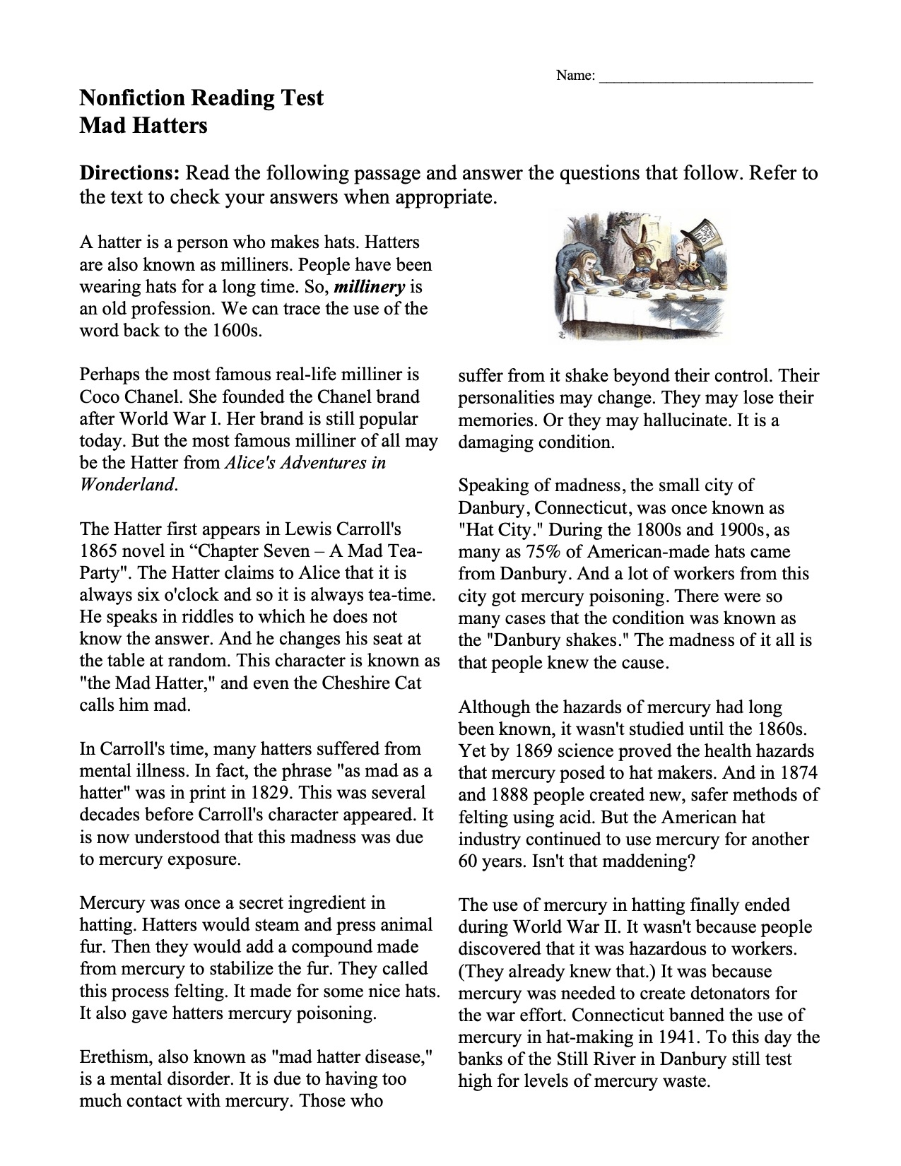 Reading Comprehension Worksheets Online Or Printable Worksheets Library