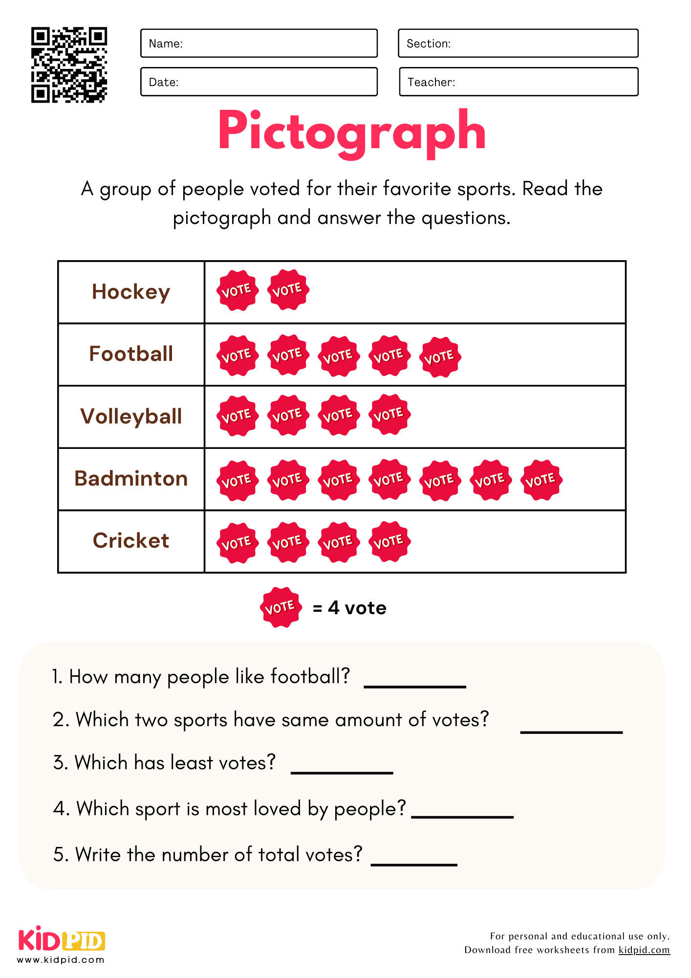 Reading Pictograph Worksheet For Grade 3 Kidpid Reading Pictograph Worksheet For Grade 3 Kidpid