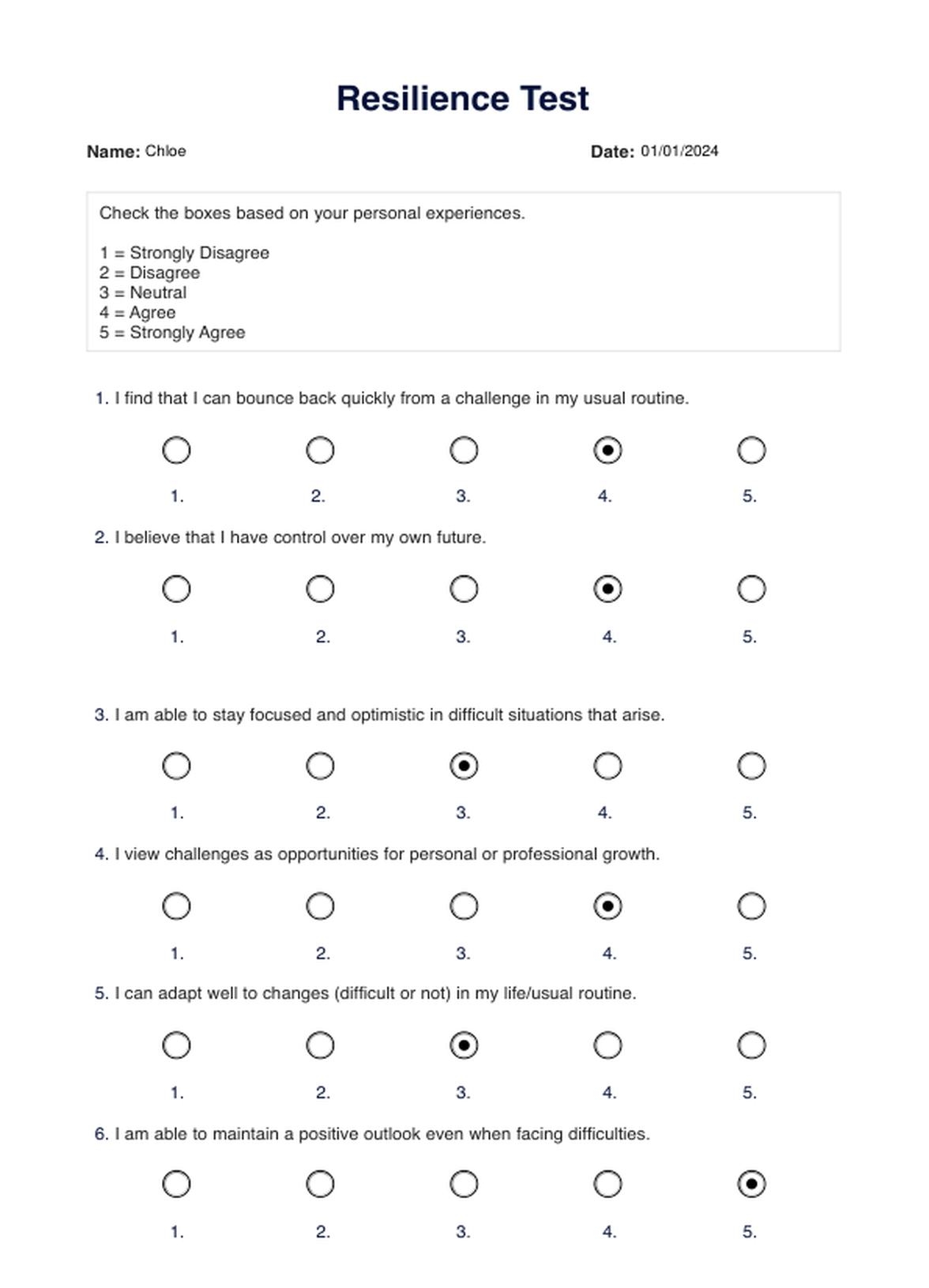 Resilience Test U0026 Example Free PDF Download Resilience Test U0026 Example Free PDF Download