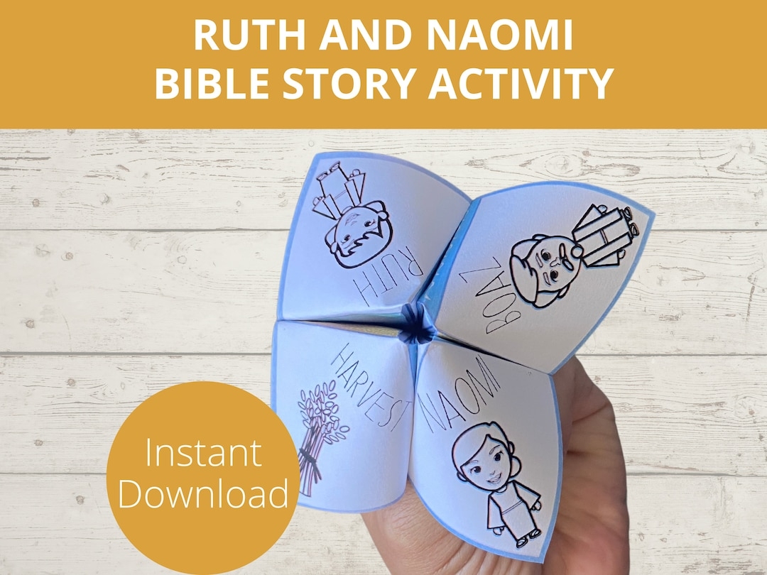 Free Printable Naomi Ruth Boaz Worksheets