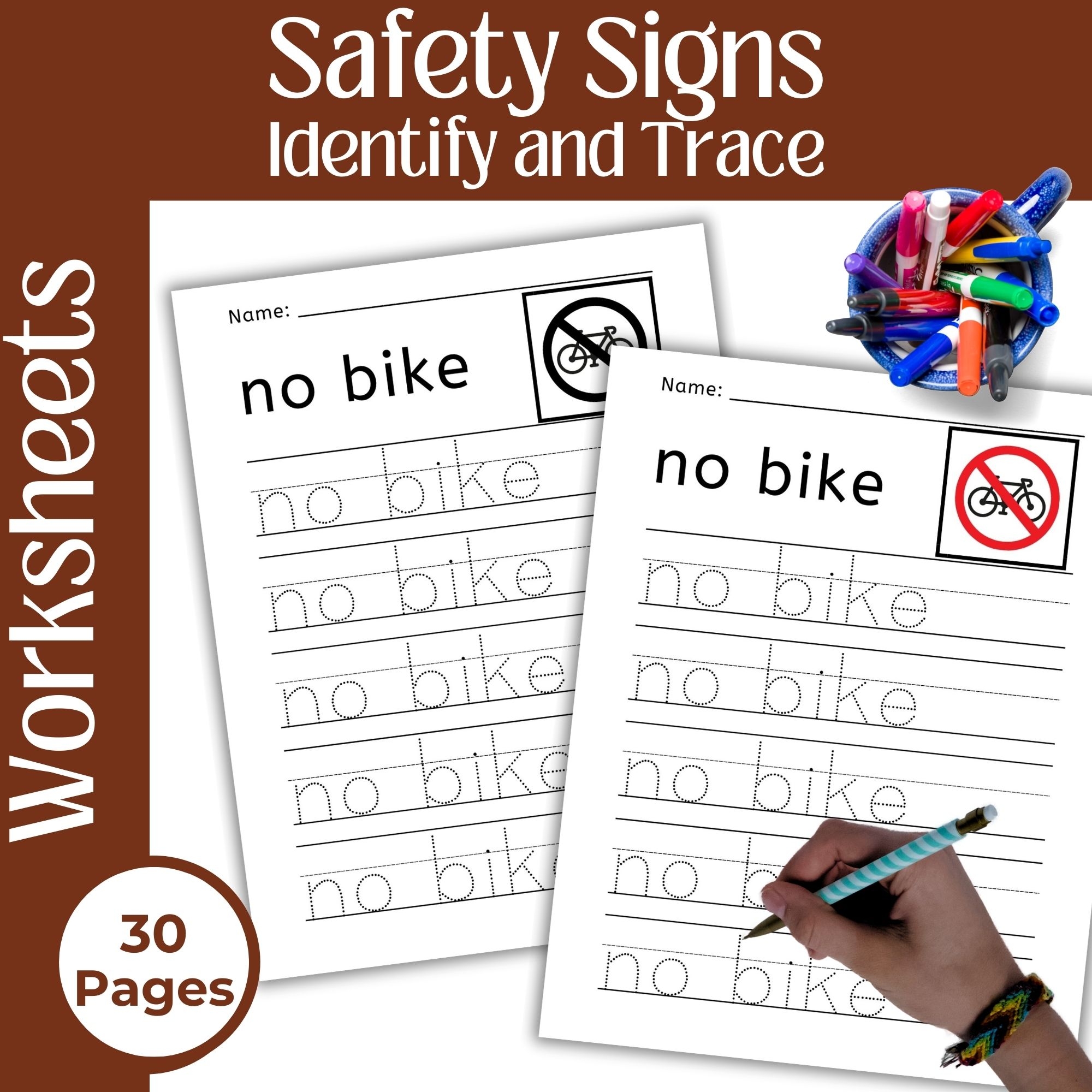 Free Printable Safety Sign Worksheets