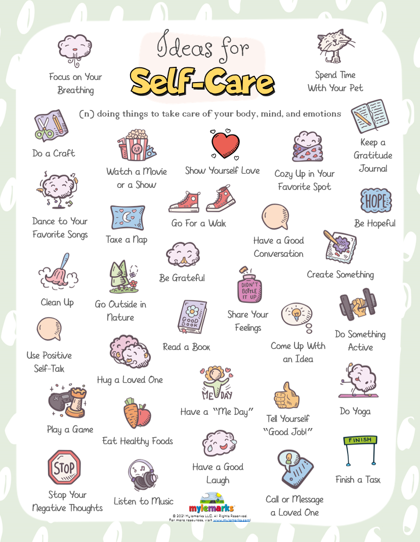 Free Printable Self Care Worksheet Free Printable Self Care Worksheet