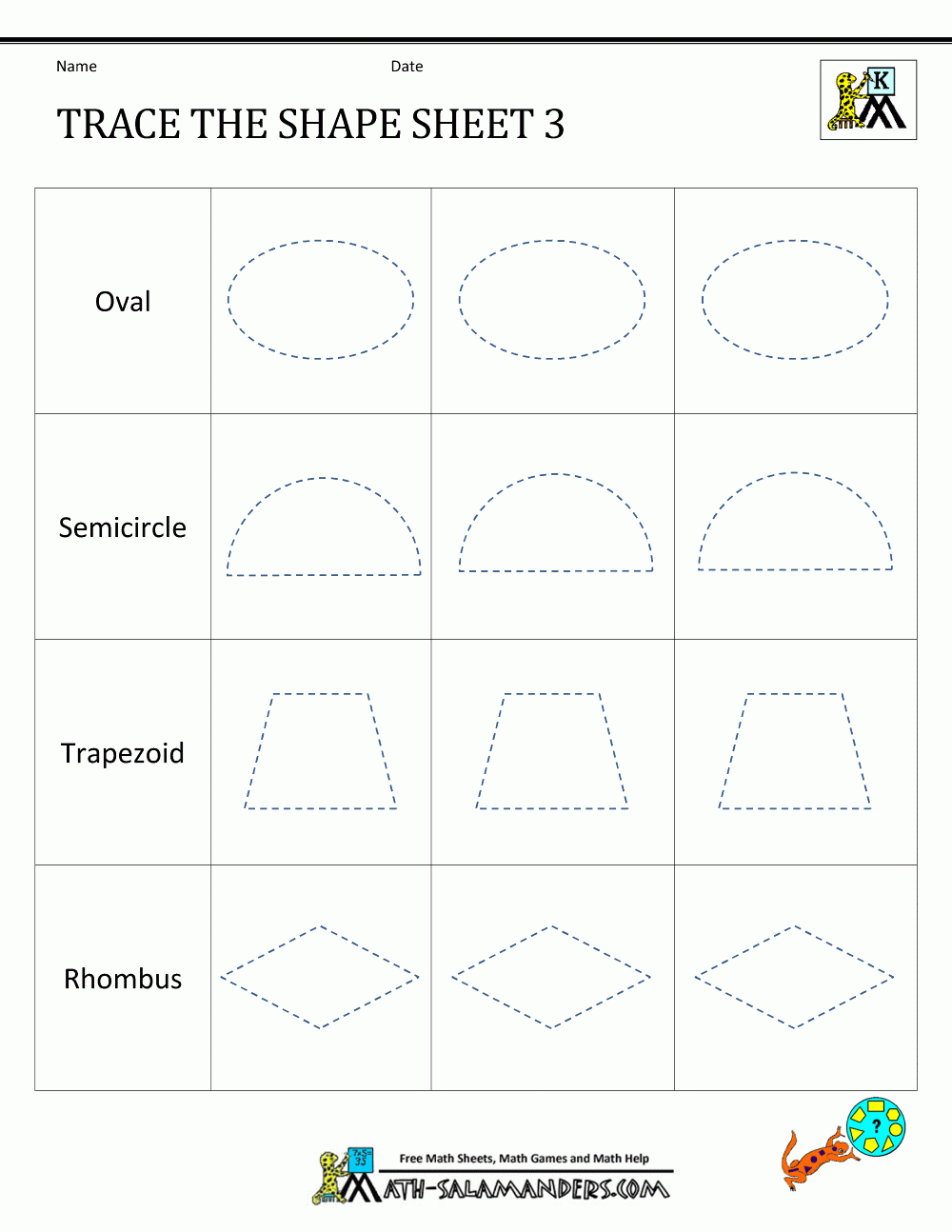Free Printable Preschool Shape Worksheets Free Printable Preschool Shape Worksheets