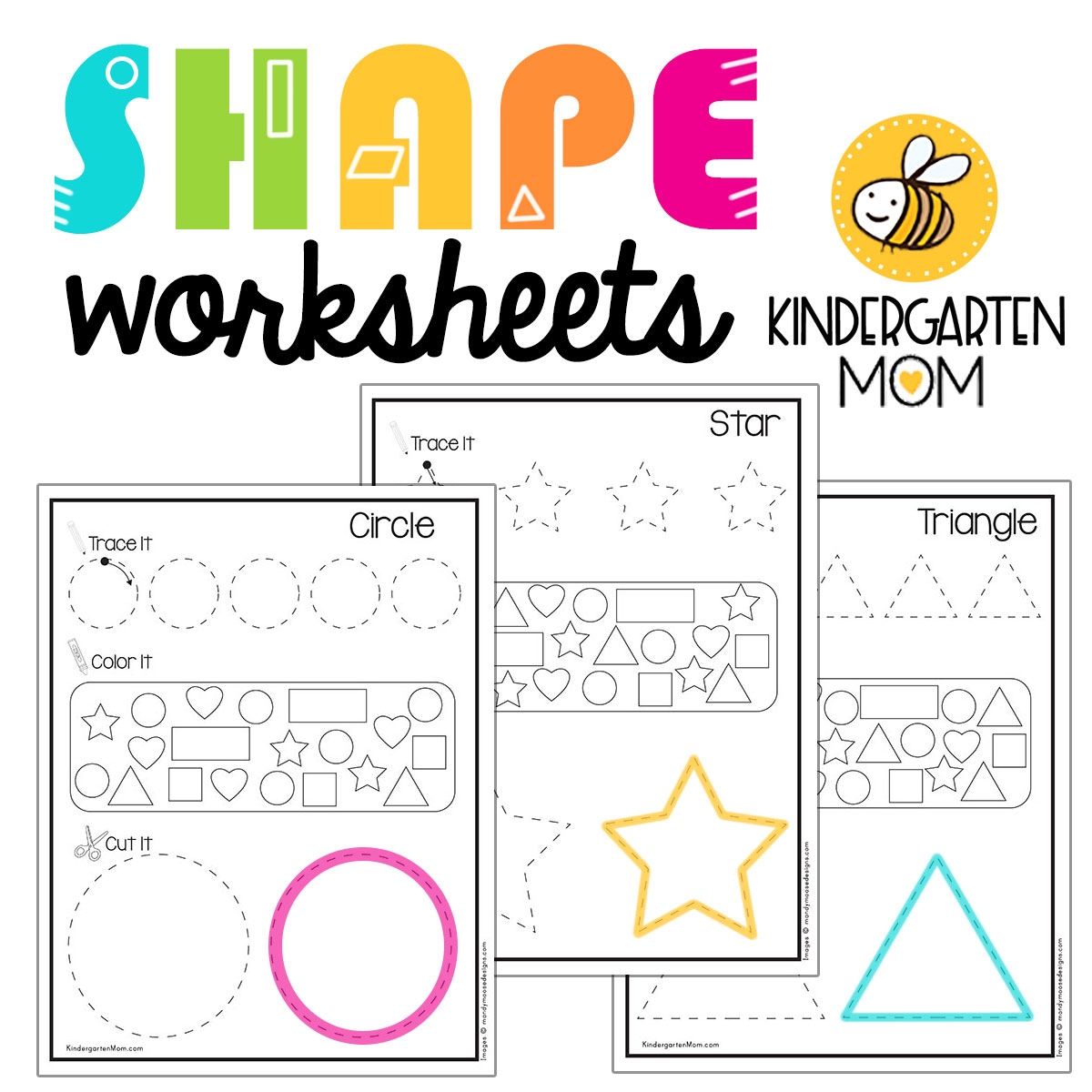 Free Printable Shape Worksheets For Preschoolers