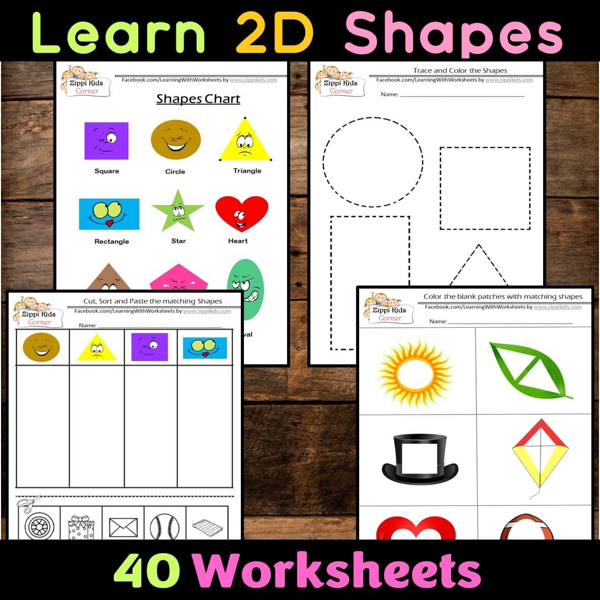 Free Printable Shape Recognition Worksheets
