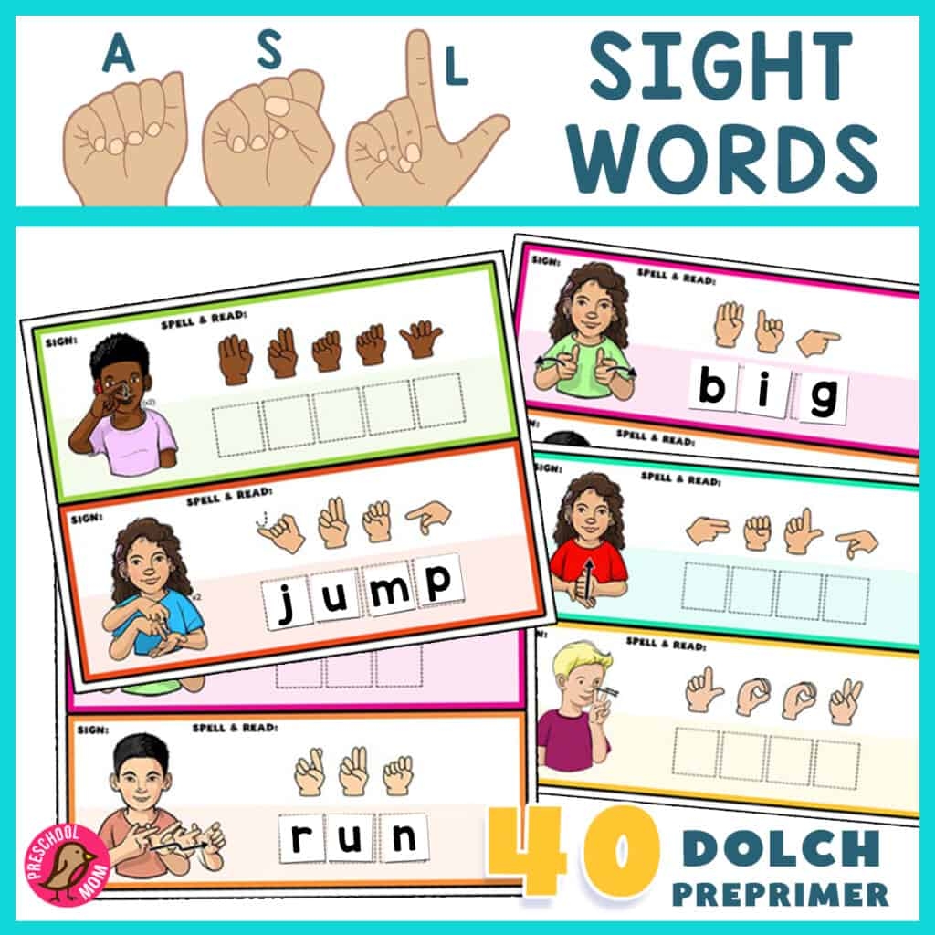 Free Printable American Sign Language Worksheets