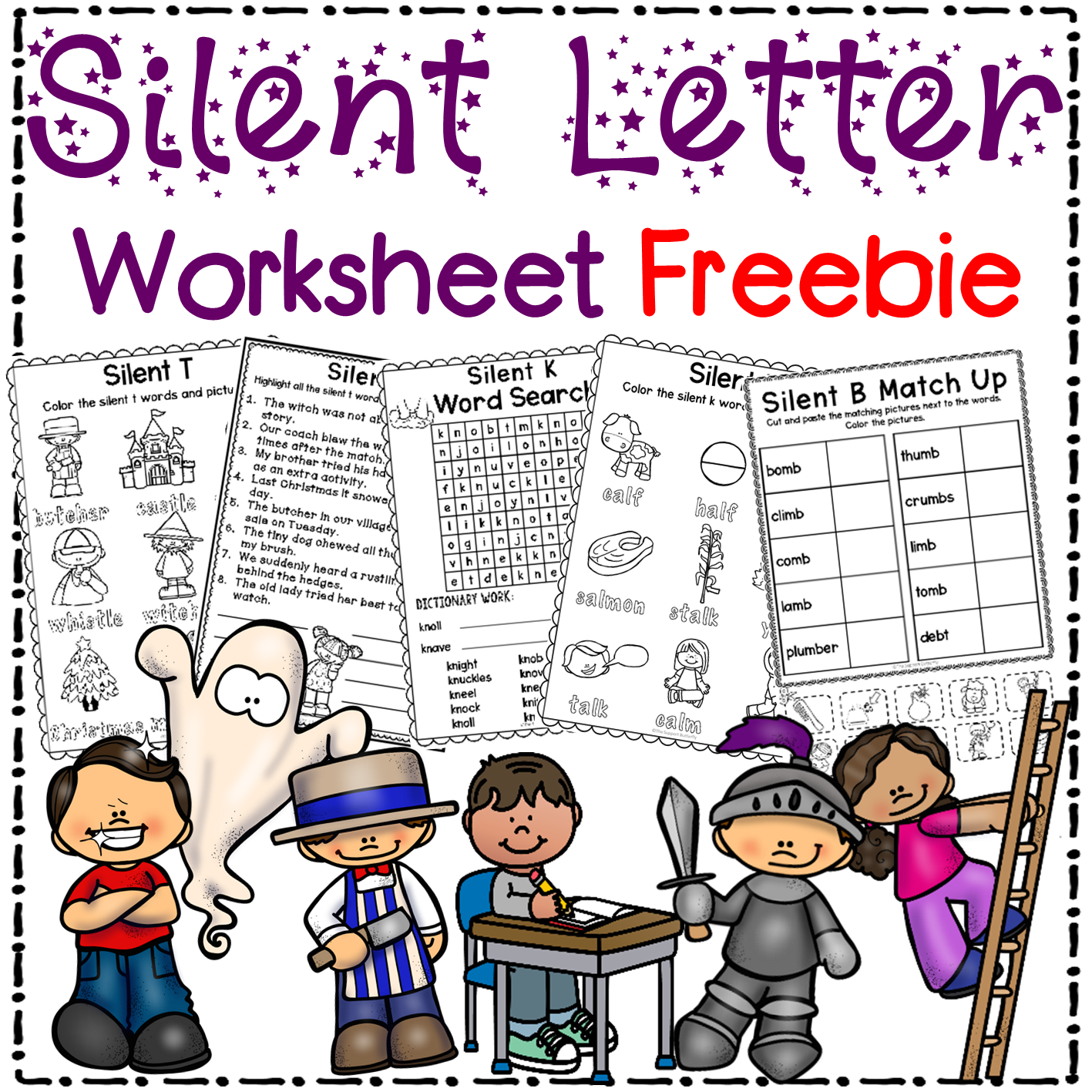 Silent Letter Worksheet Freebie Made By Teachers