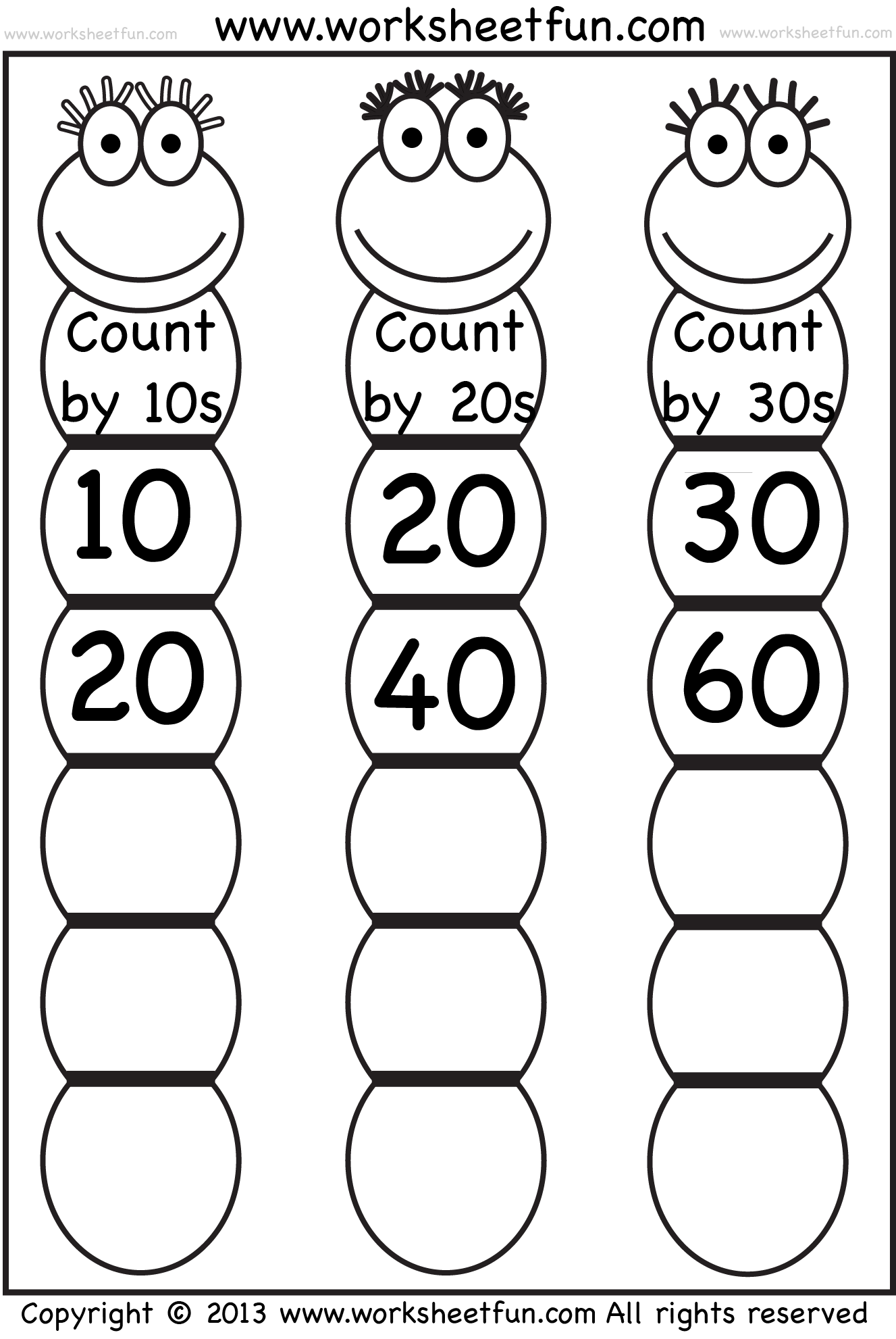 Skip Counting By 10 20 And 30 Worksheet FREE Printable Worksheets Library
