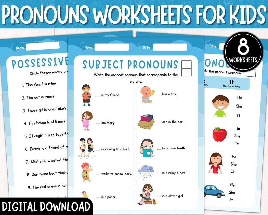 Subject Object And Possessive Pronouns Printable Worksheets Pronouns Grammar Activities Subject Pronouns Worksheets Object Pronouns Etsy Subject Object And Possessive Pronouns Printable Worksheets Pronouns Grammar Activities Subject Pronouns Worksheets Object Pronouns Etsy