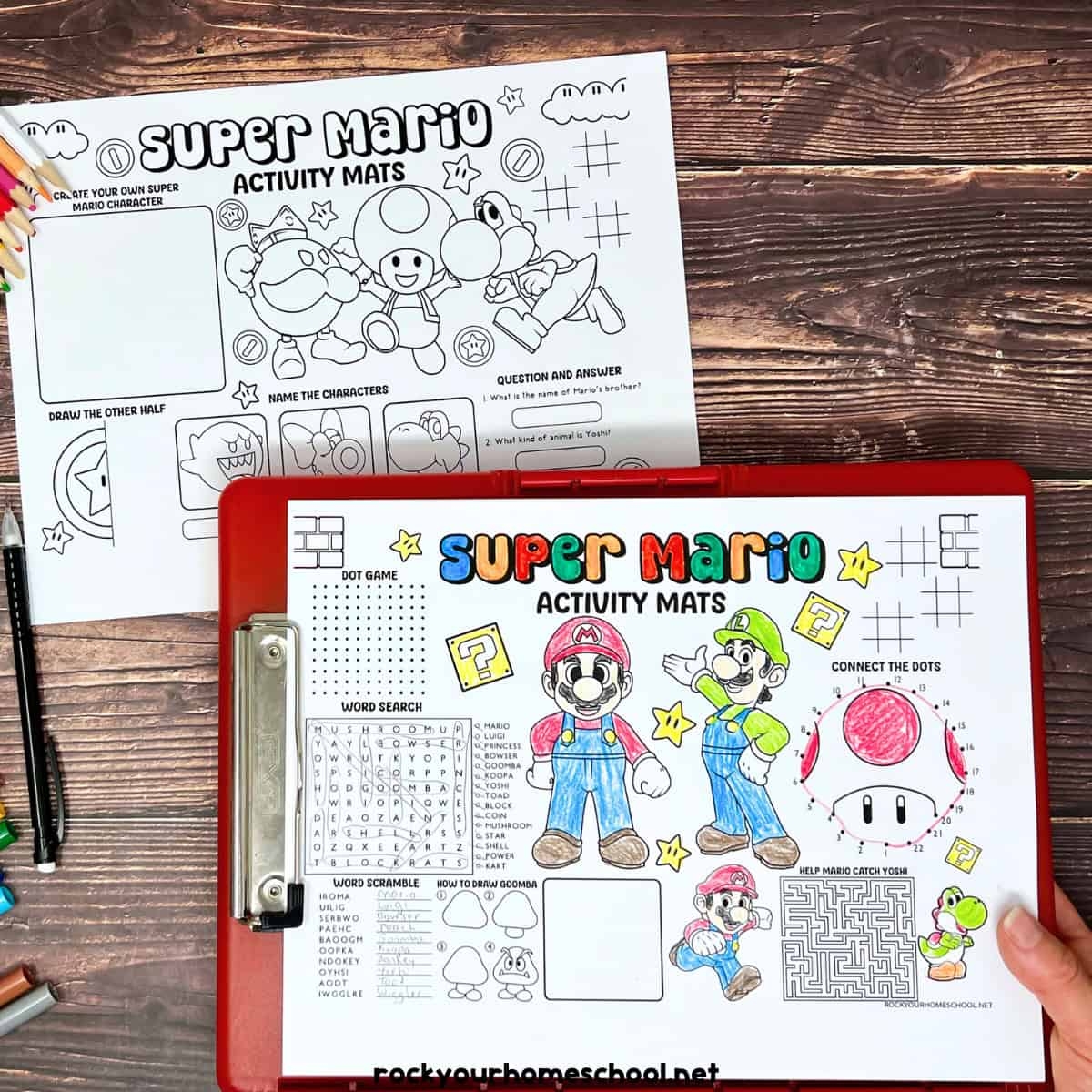 Super Mario Activity Sheets For Awesome Fun With Kids Free Rock Your Homeschool Super Mario Activity Sheets For Awesome Fun With Kids Free Rock Your Homeschool