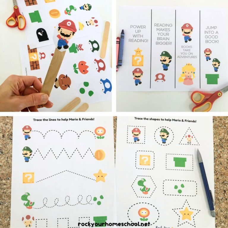 Super Mario Printables With Fun Activities For Kids 11 Free Rock Your Homeschool