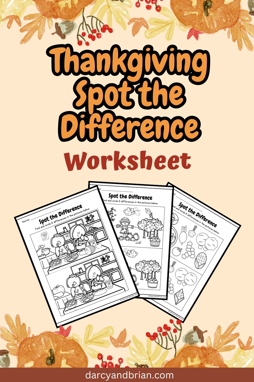Find The Differences Free Printable Worksheets