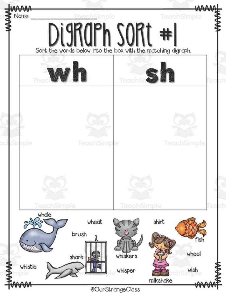 The H Brothers Activity Pack By Teach Simple