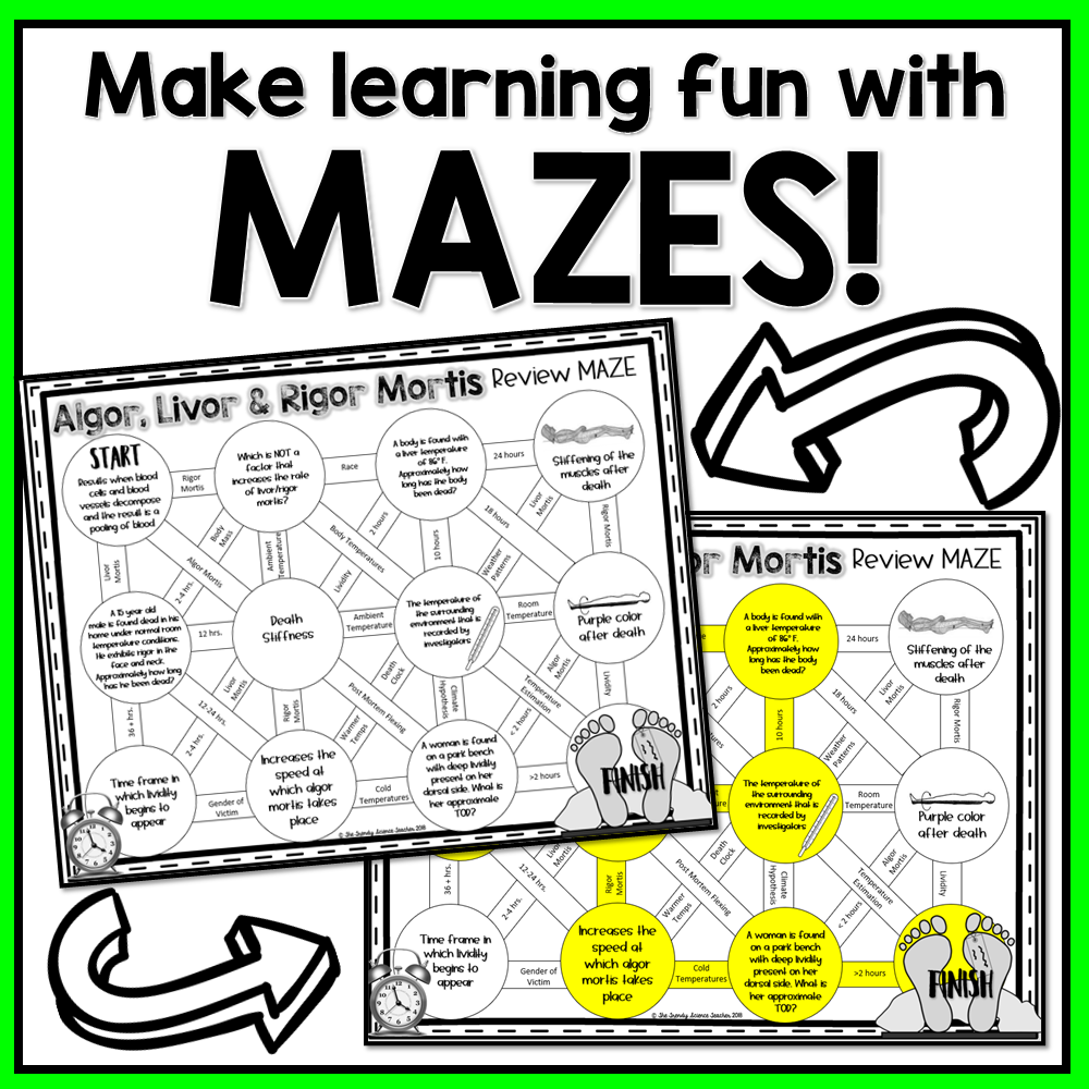 Forensic Free Printable Worksheets