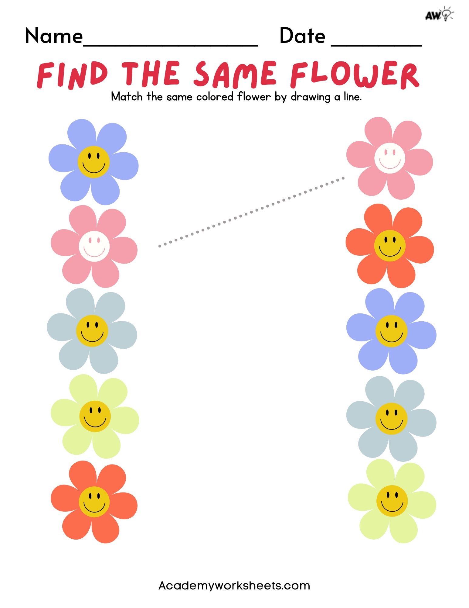 Free Printable Preschool Matching Worksheets Free Printable Preschool Matching Worksheets