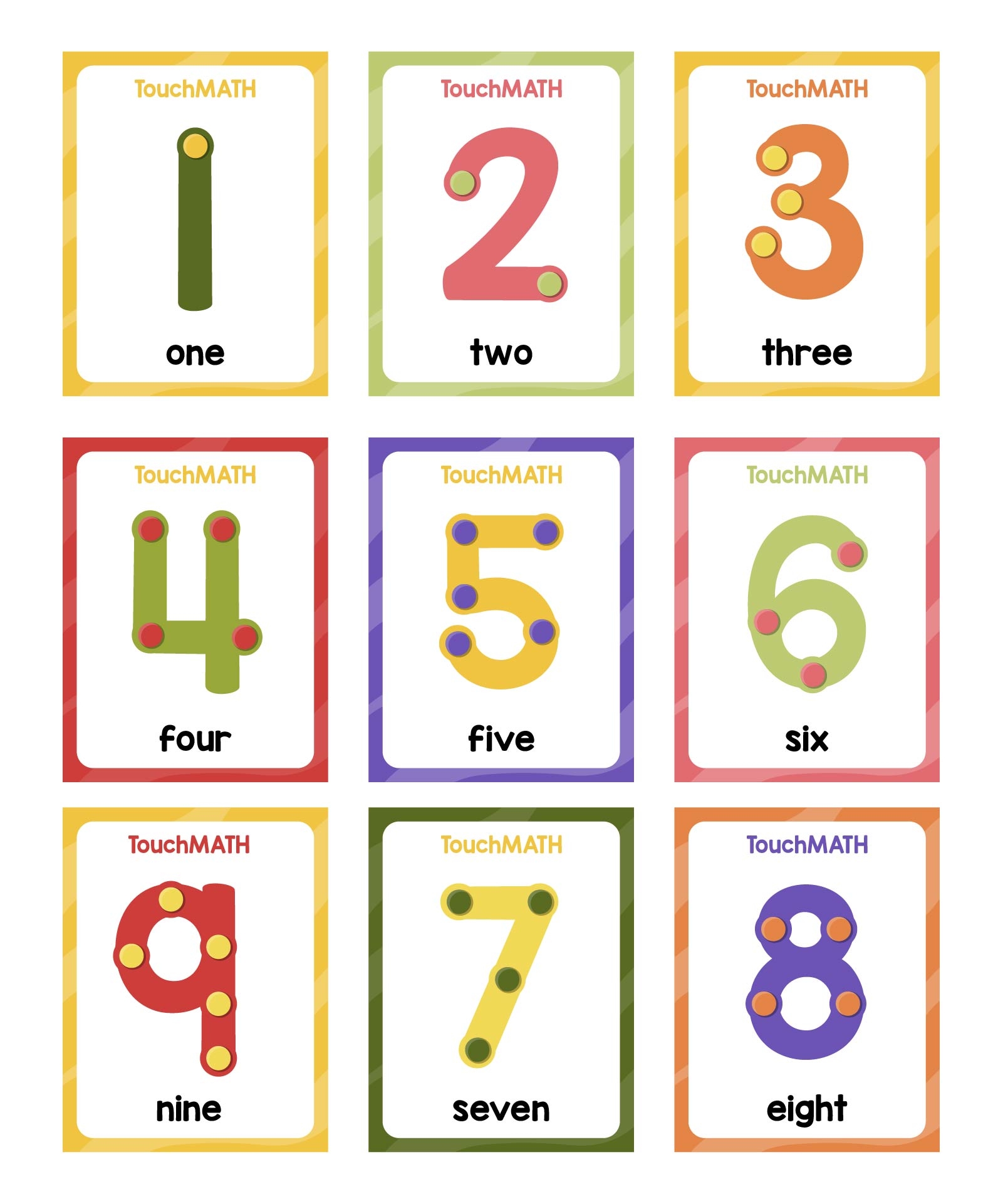 Free Printable Touchpoint Math Worksheets