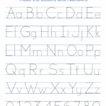 Tracing Alphabet Letters Printable Handwriting Worksheets Free 