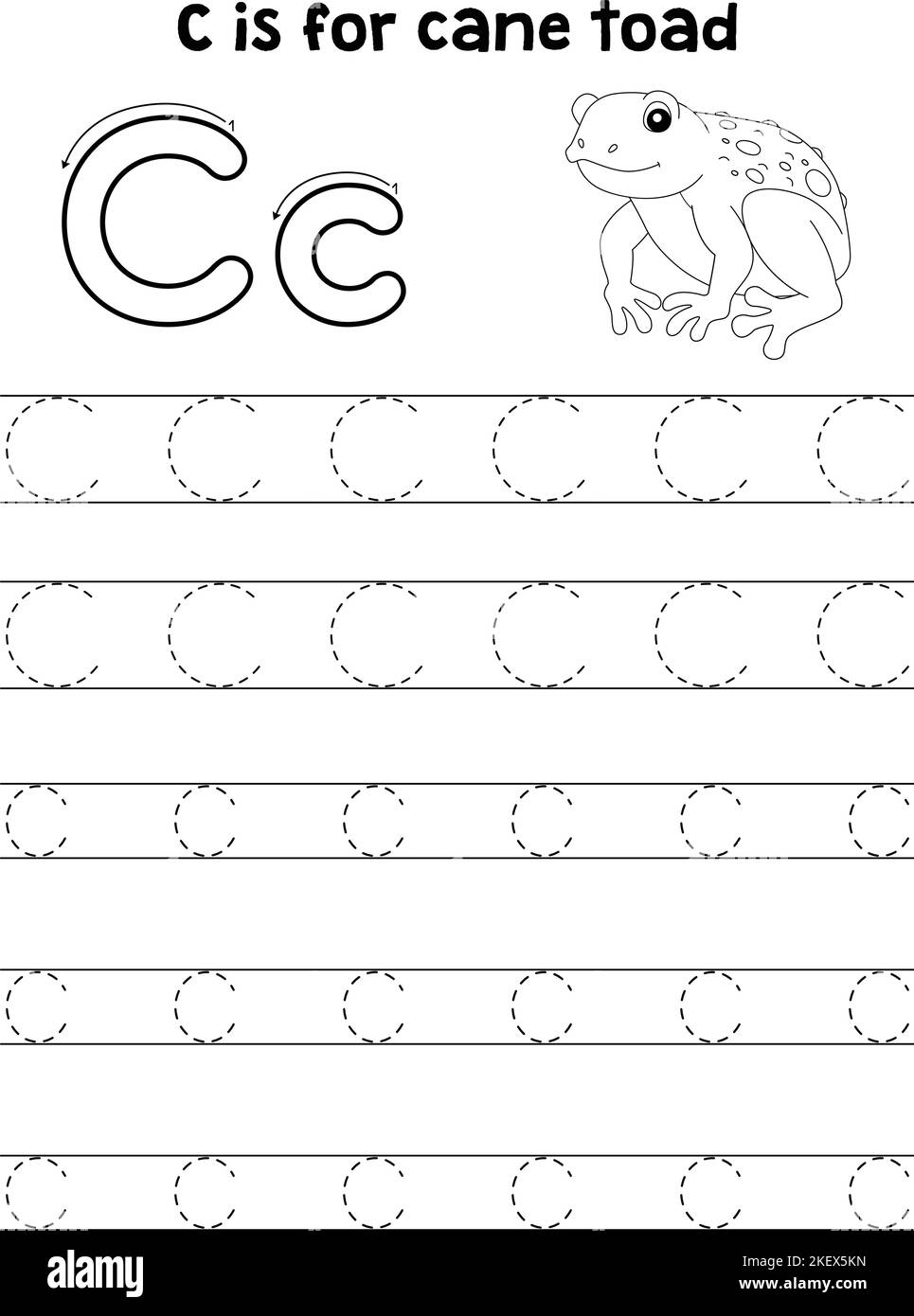 Tracing Letter C Hi res Stock Photography And Images Alamy