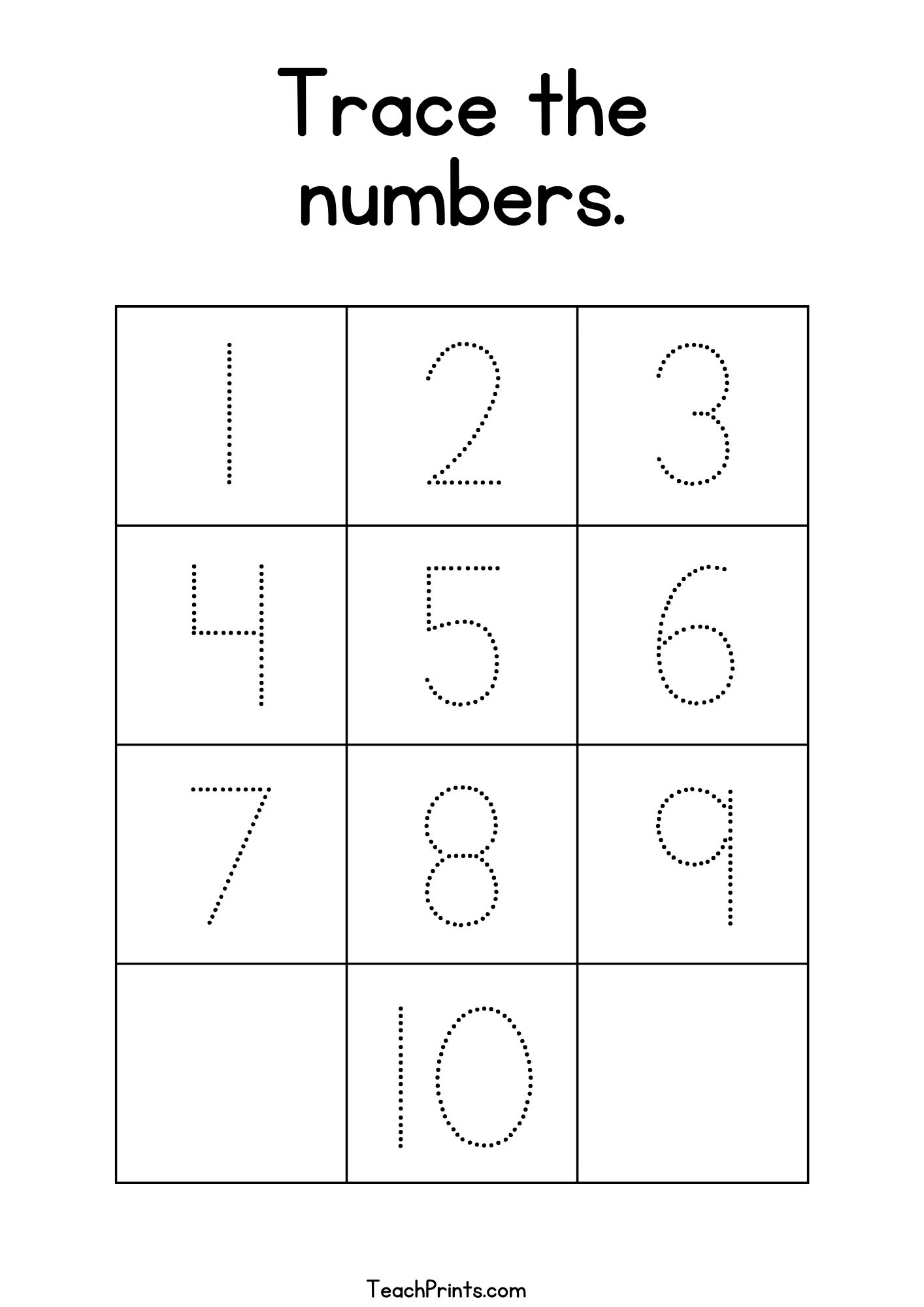 Number 10 Worksheets Free Printable Number 10 Worksheets Free Printable