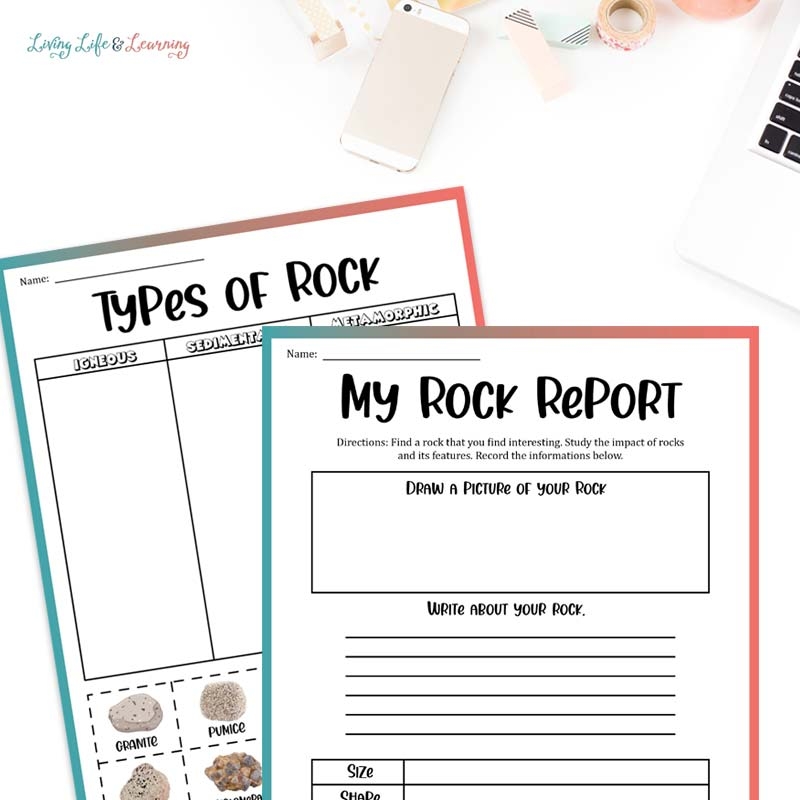 Free Printable Rocks Worksheets