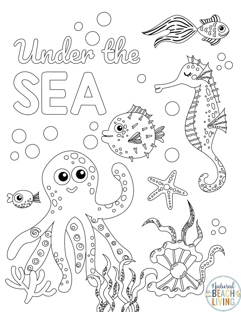 Free Printable Ocean Worksheets For Kindergarten