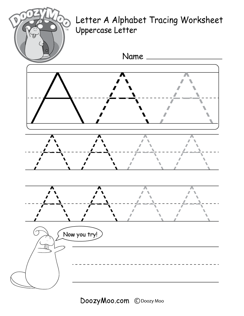 Uppercase Letter Tracing Worksheets Free Printables Doozy Moo Uppercase Letter Tracing Worksheets Free Printables Doozy Moo