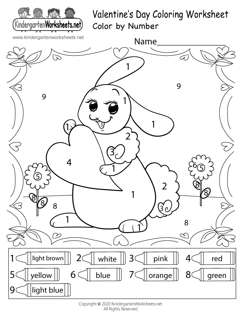 Free Printable Valentines Worksheets Pdf
