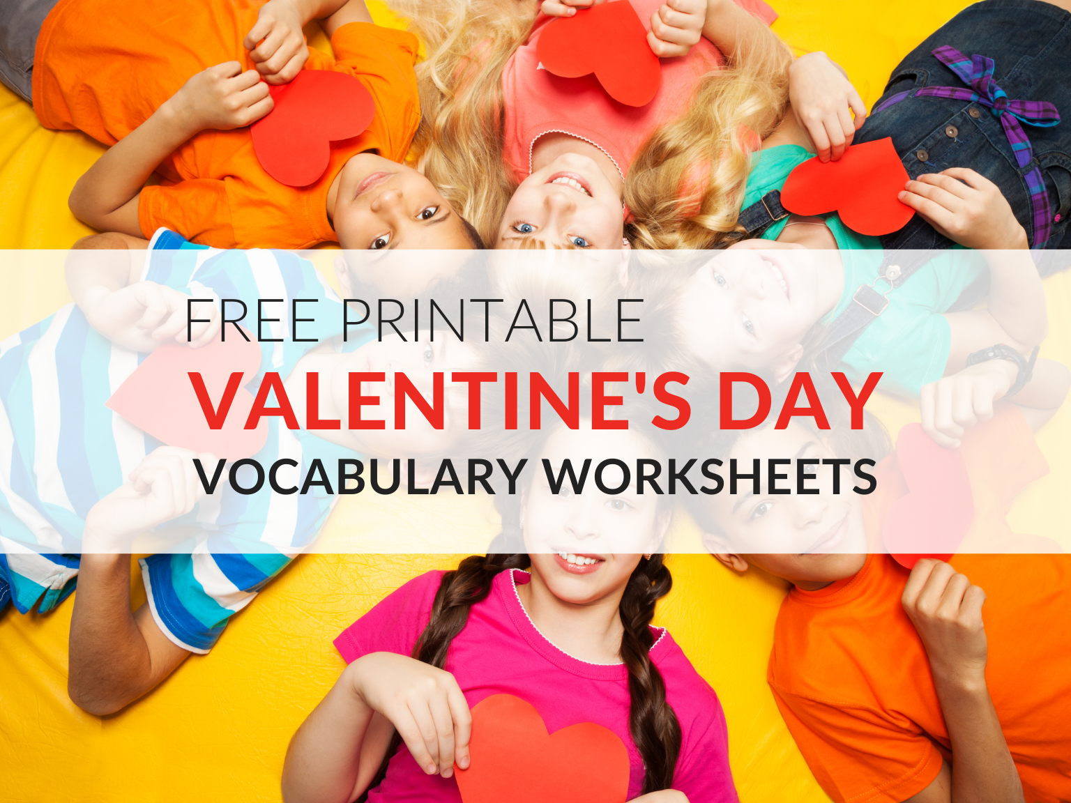 Valentine s Day Vocabulary Worksheets Students Will Love