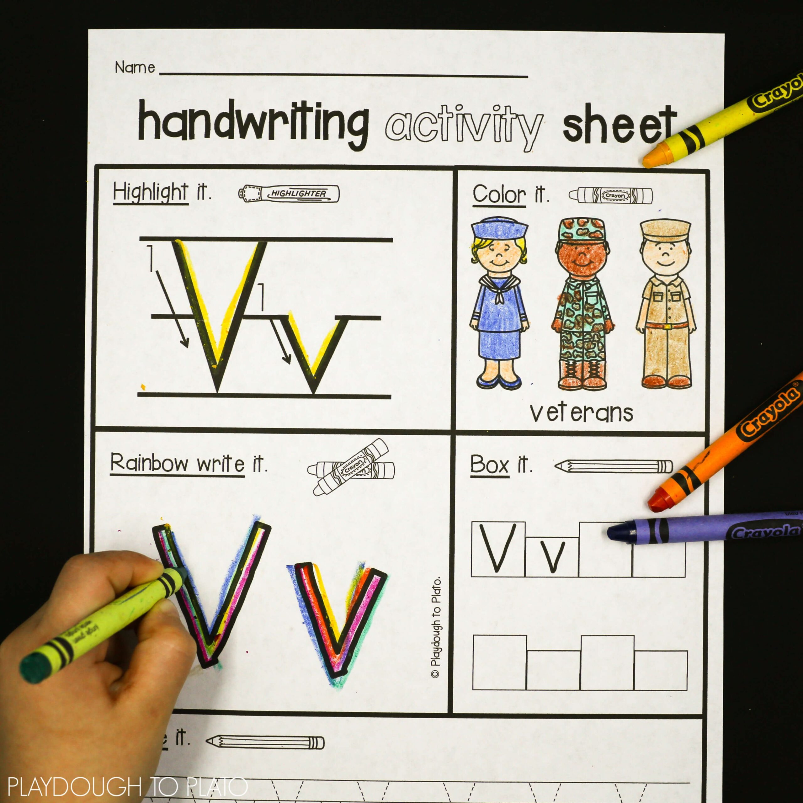 Free Veterans Day Worksheet Printables
