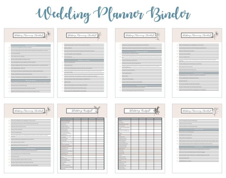 Wedding Planning 10 Free PDF Printables Printablee Worksheets Library