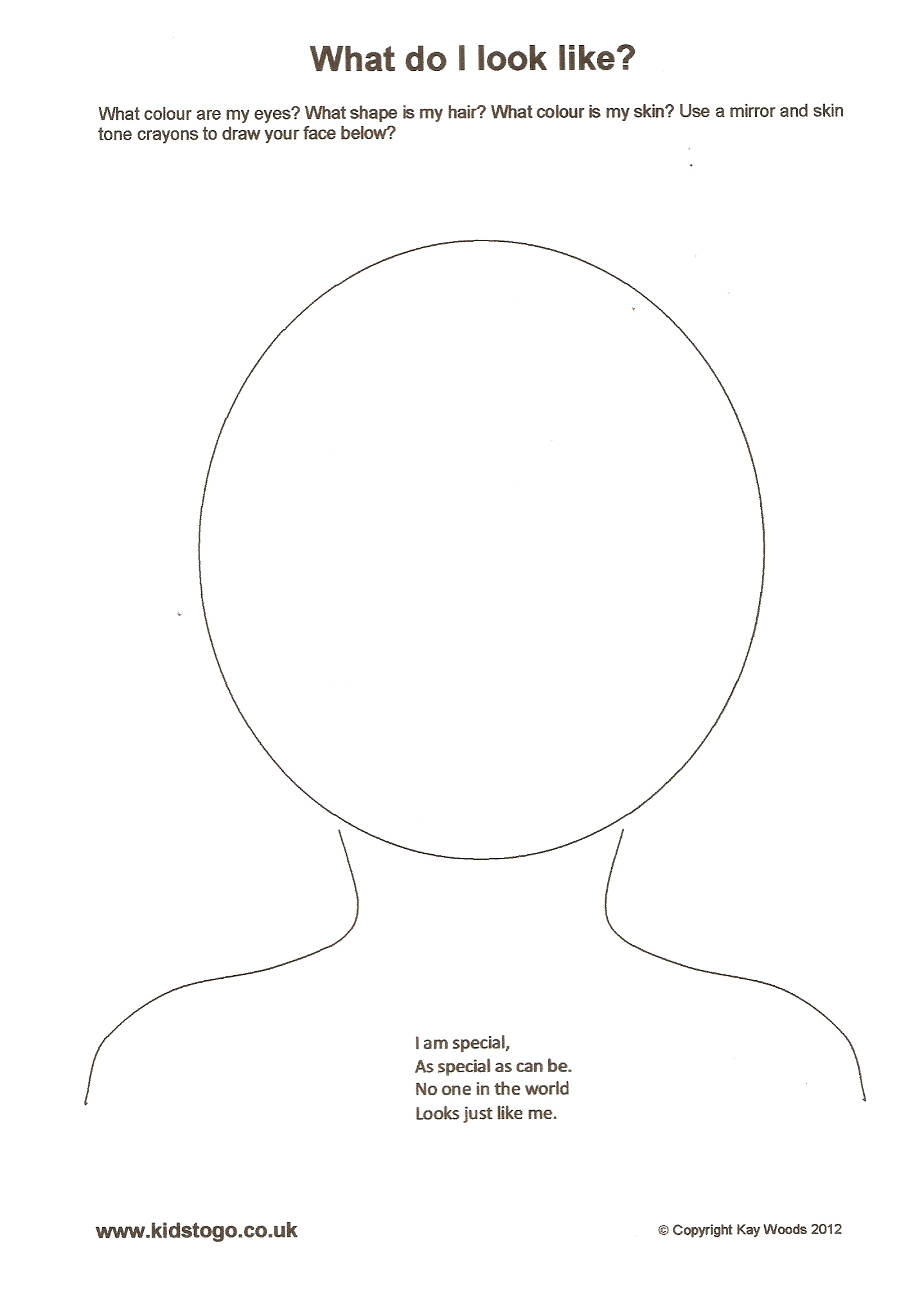 Free Printable Skin Worksheets