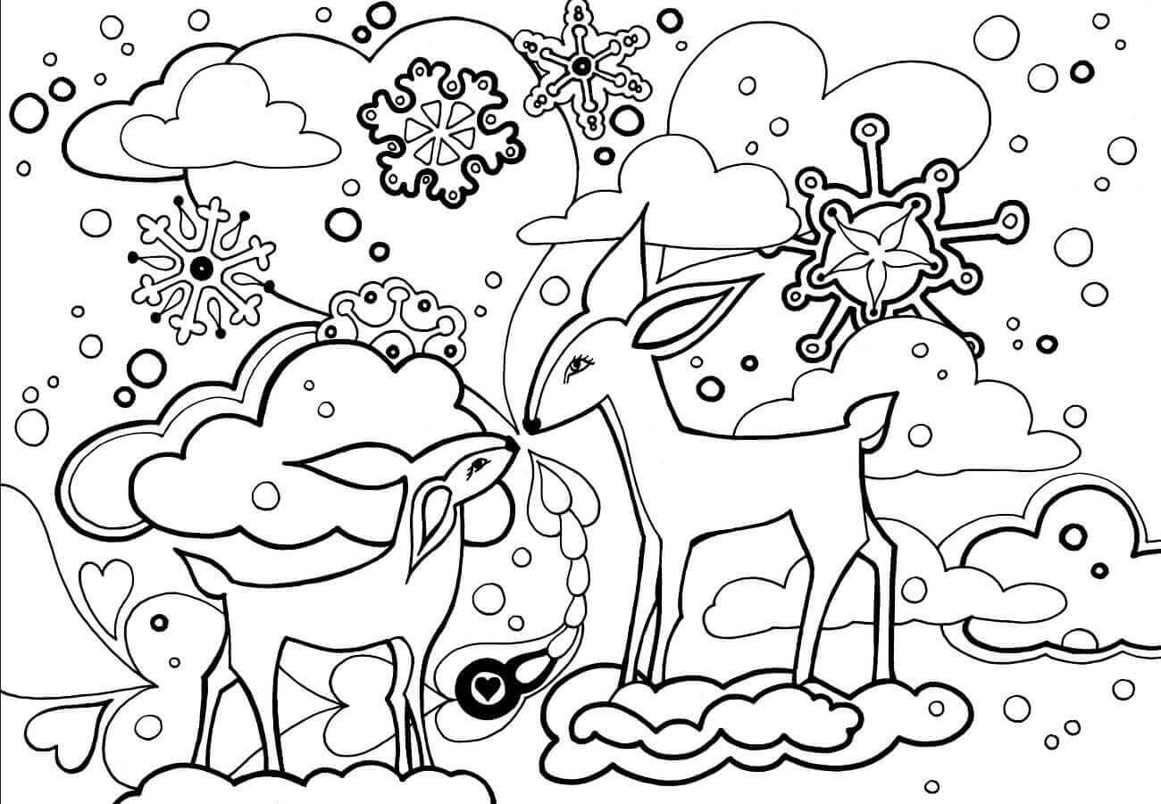 Winter Coloring Pages Printable Coloring Pages FREE