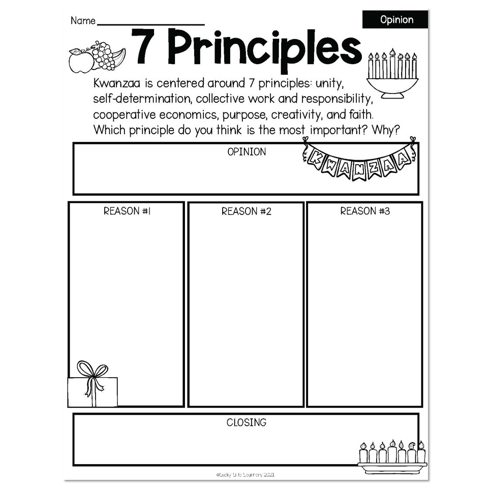 Winter Early Finishers 2nd Grade Hanukkah U0026 Kwanzaa Activities 