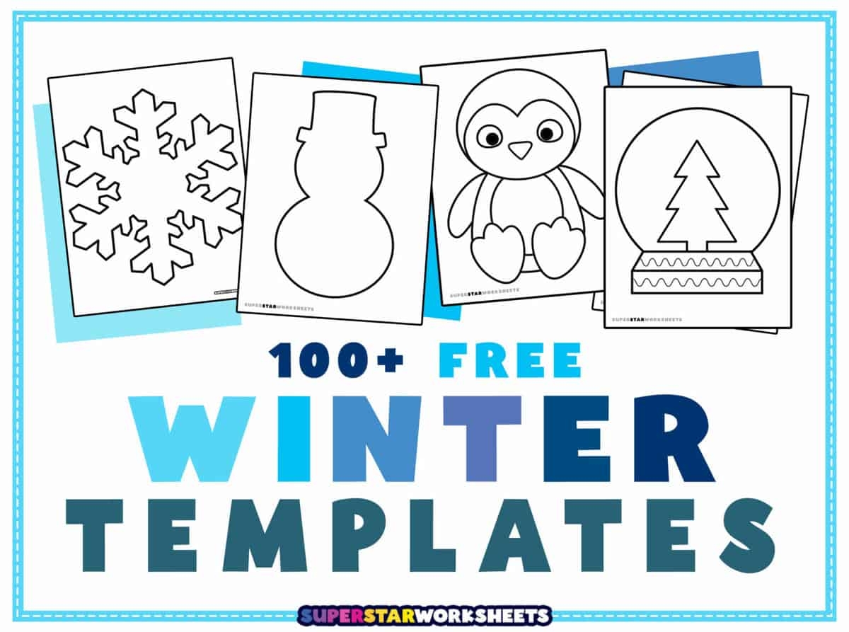 Free Printable Winter Flyer Worksheets