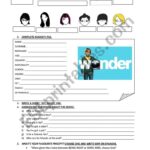 WONDER The Movie Worksheet ESL Worksheet By Lorelo295
